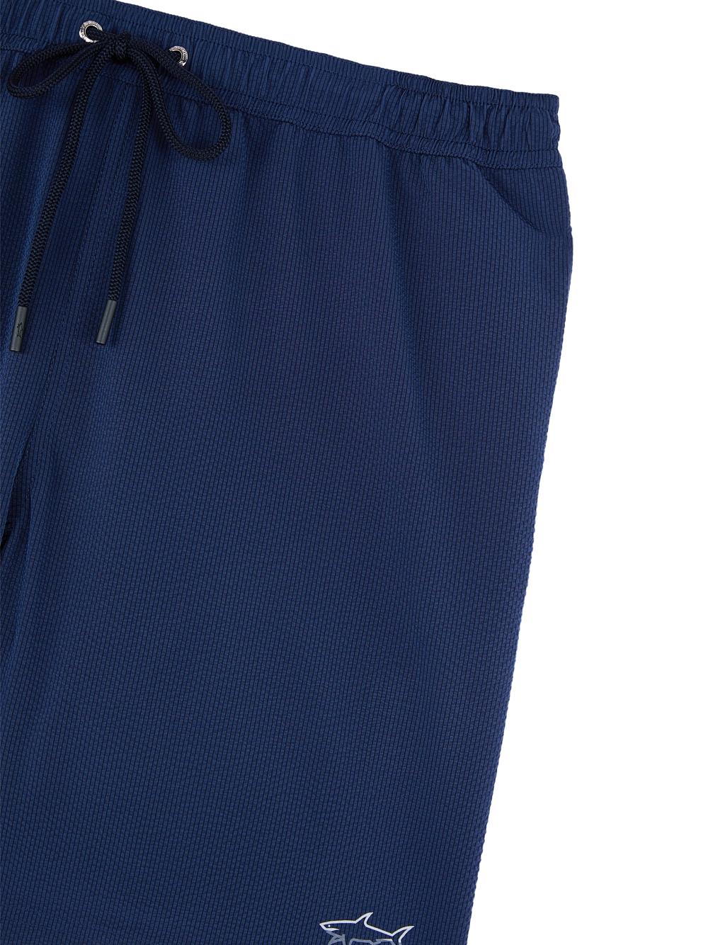 Paul Shark Paul Shark Erkek Beli Lastikli Rahat ve Hafif Kumaşlı Lacivert Deniz Şortu 25415061-013