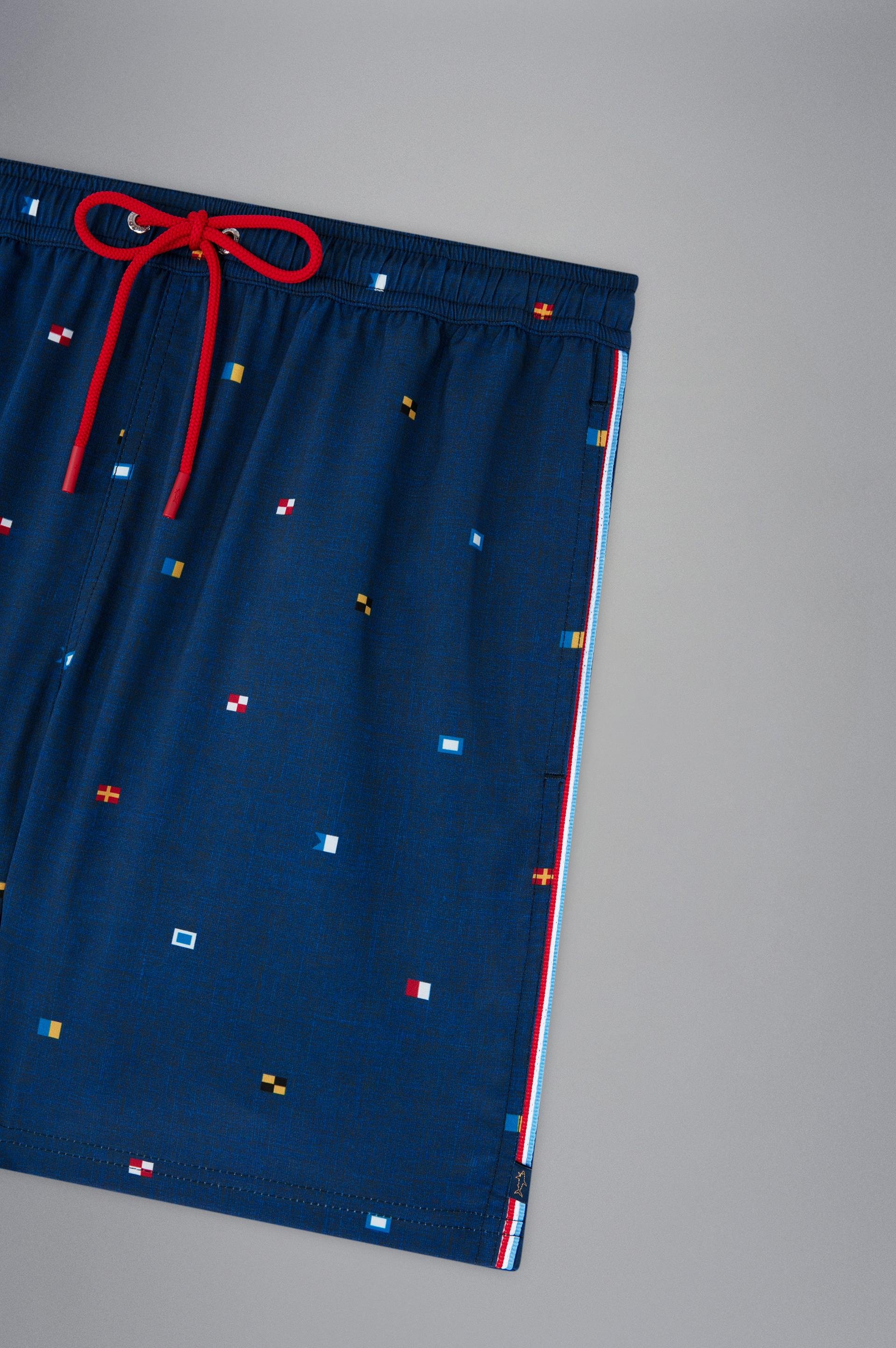 Paul Shark Paul Shark Erkek Çabuk Kuruyan Kumaşlı Normal Kesim Mavi1 Mayo 24415029-N01