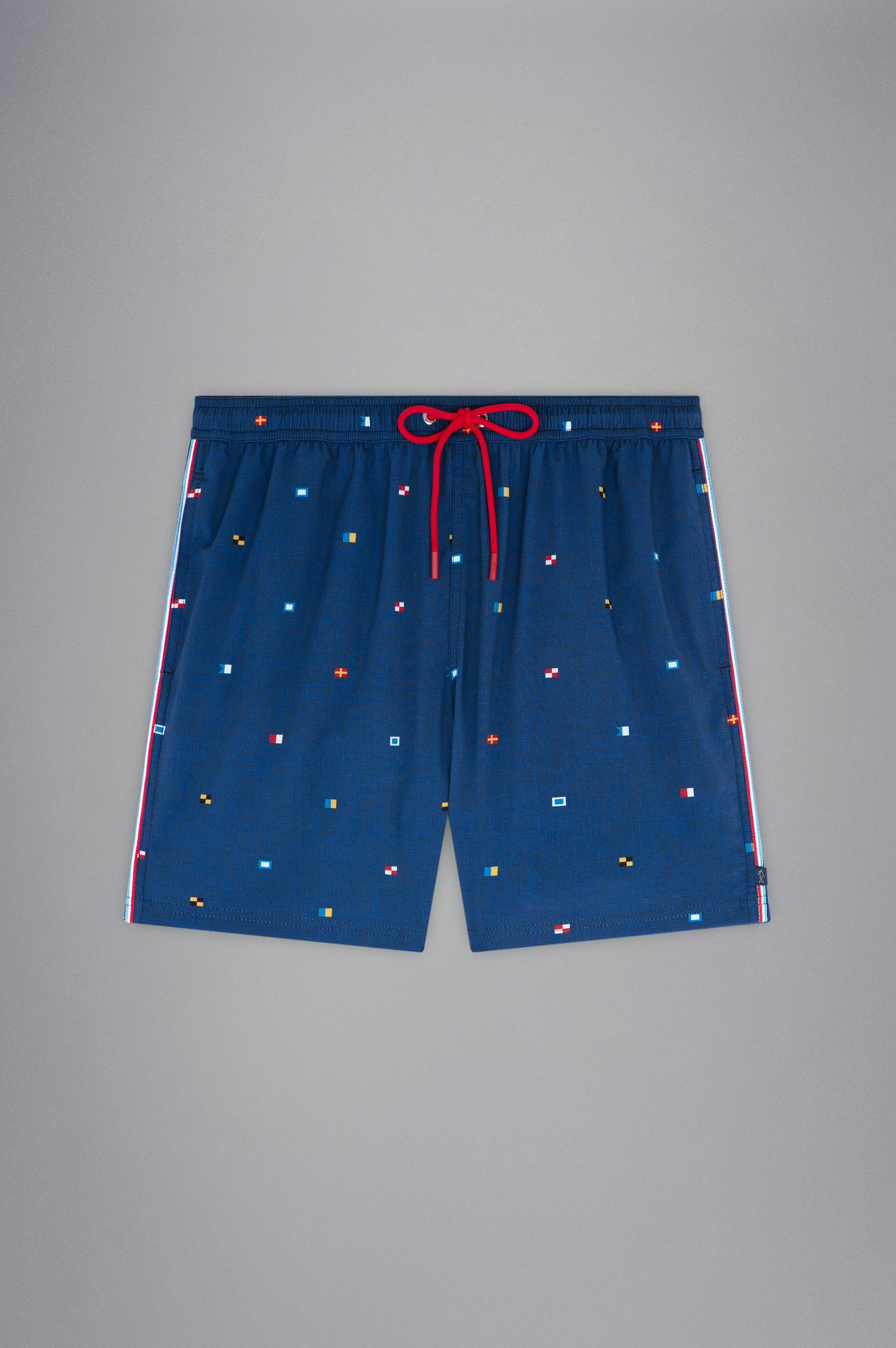 Paul Shark Paul Shark Erkek Çabuk Kuruyan Kumaşlı Normal Kesim Mavi1 Mayo 24415029-N01