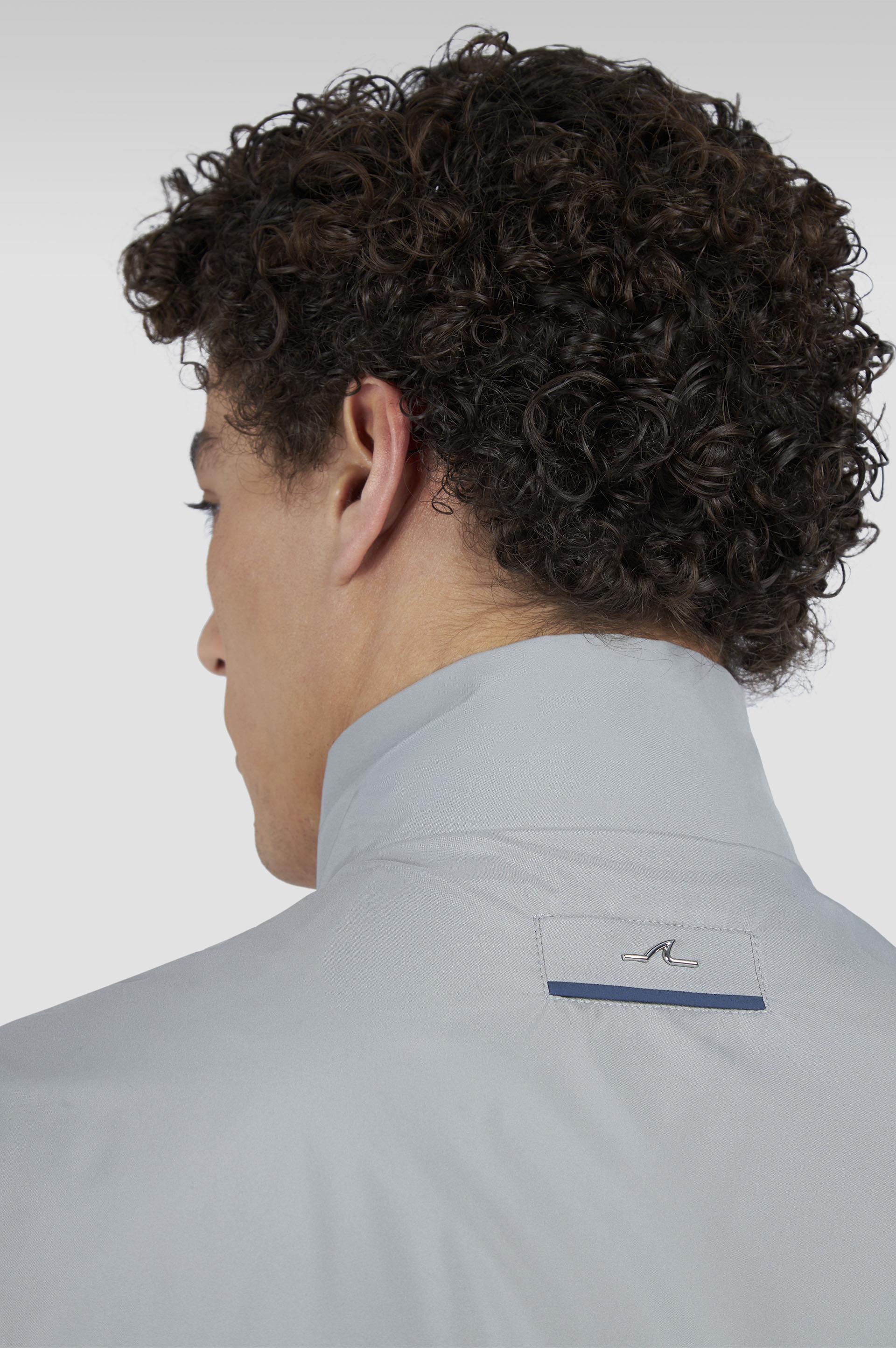 Paul Shark Paul Shark Erkek Çift Taraflı Rüzgara Dayanıklı Su Geçirmeyen Dik Yaka Kolsuz Gri Yelek 25412614-325