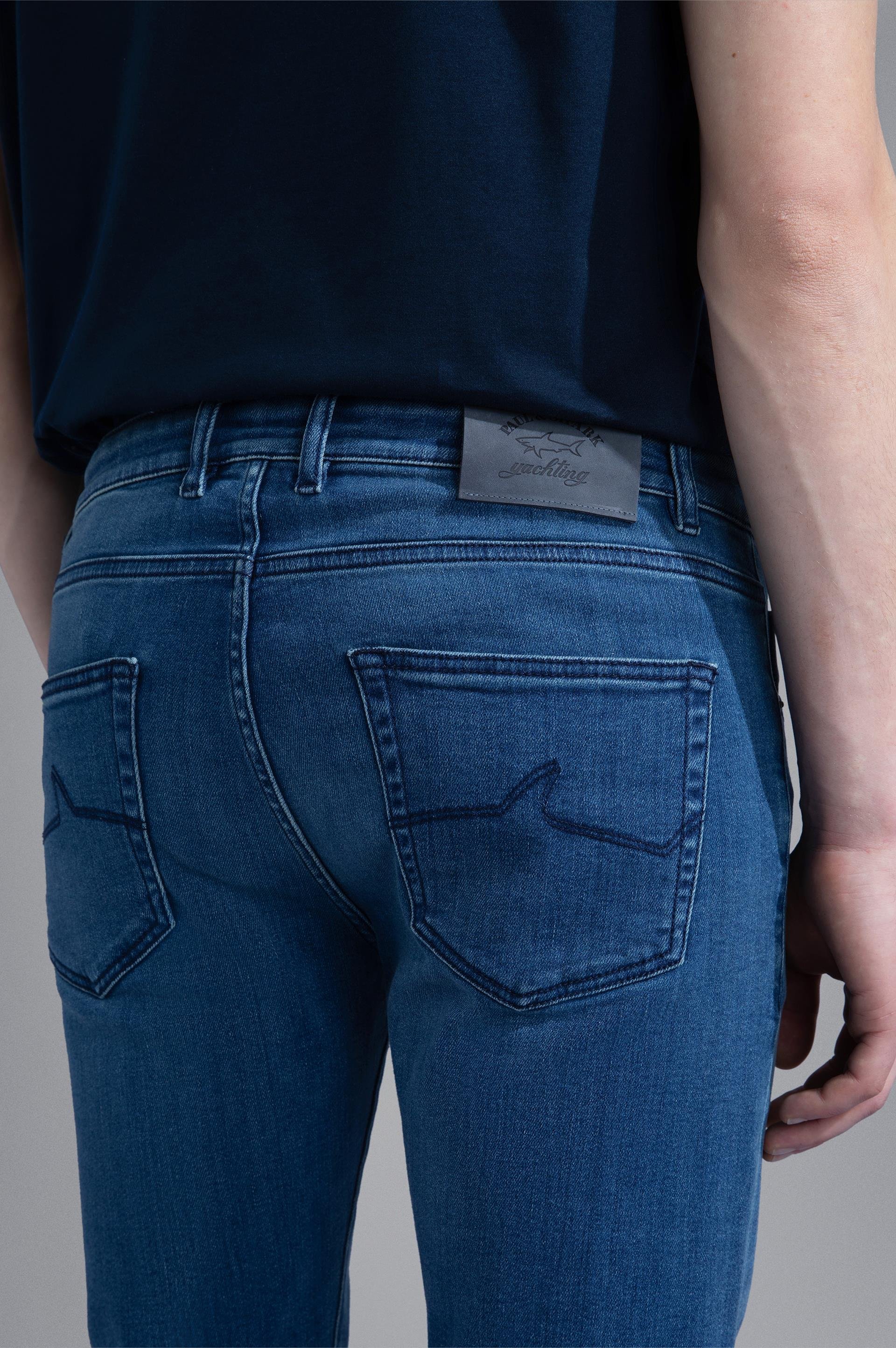 Paul Shark Paul Shark Erkek Denim Kumaş  Normal Bel Düz Model Mavi1 Jeans 13314120-001