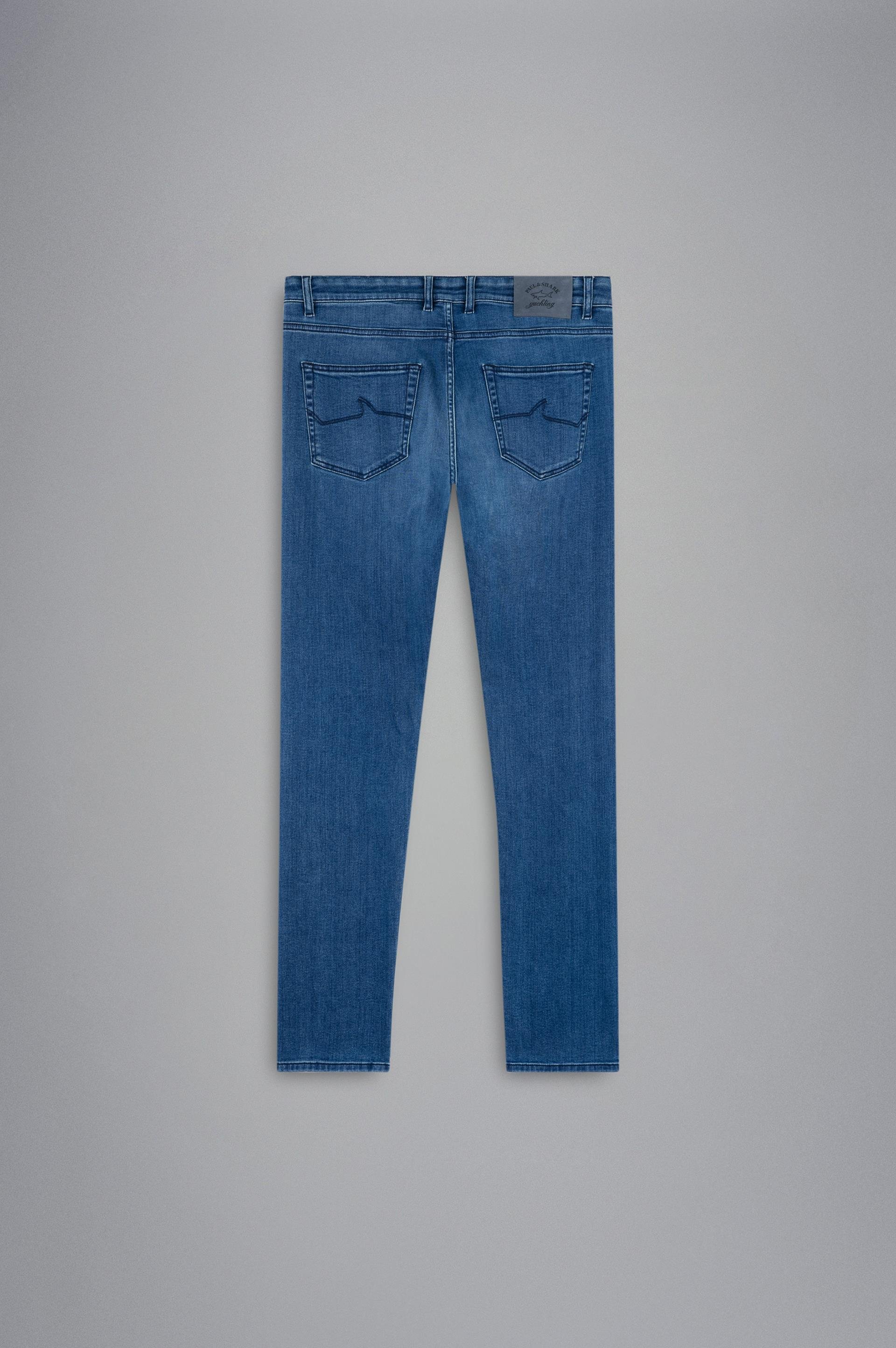 Paul Shark Paul Shark Erkek Denim Kumaş  Normal Bel Düz Model Mavi1 Jeans 13314120-001