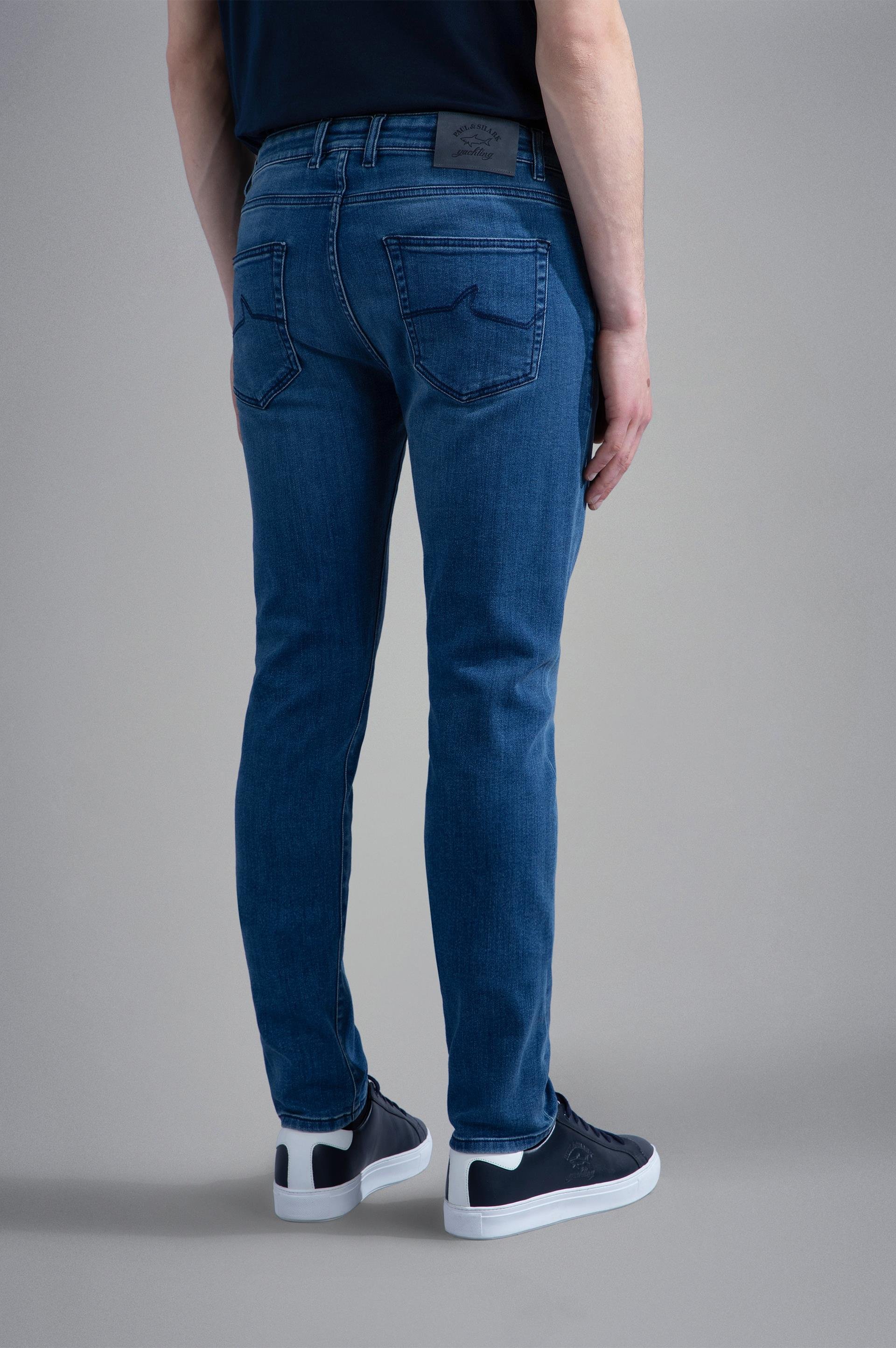 Paul Shark Paul Shark Erkek Denim Kumaş  Normal Bel Düz Model Mavi1 Jeans 13314120-001