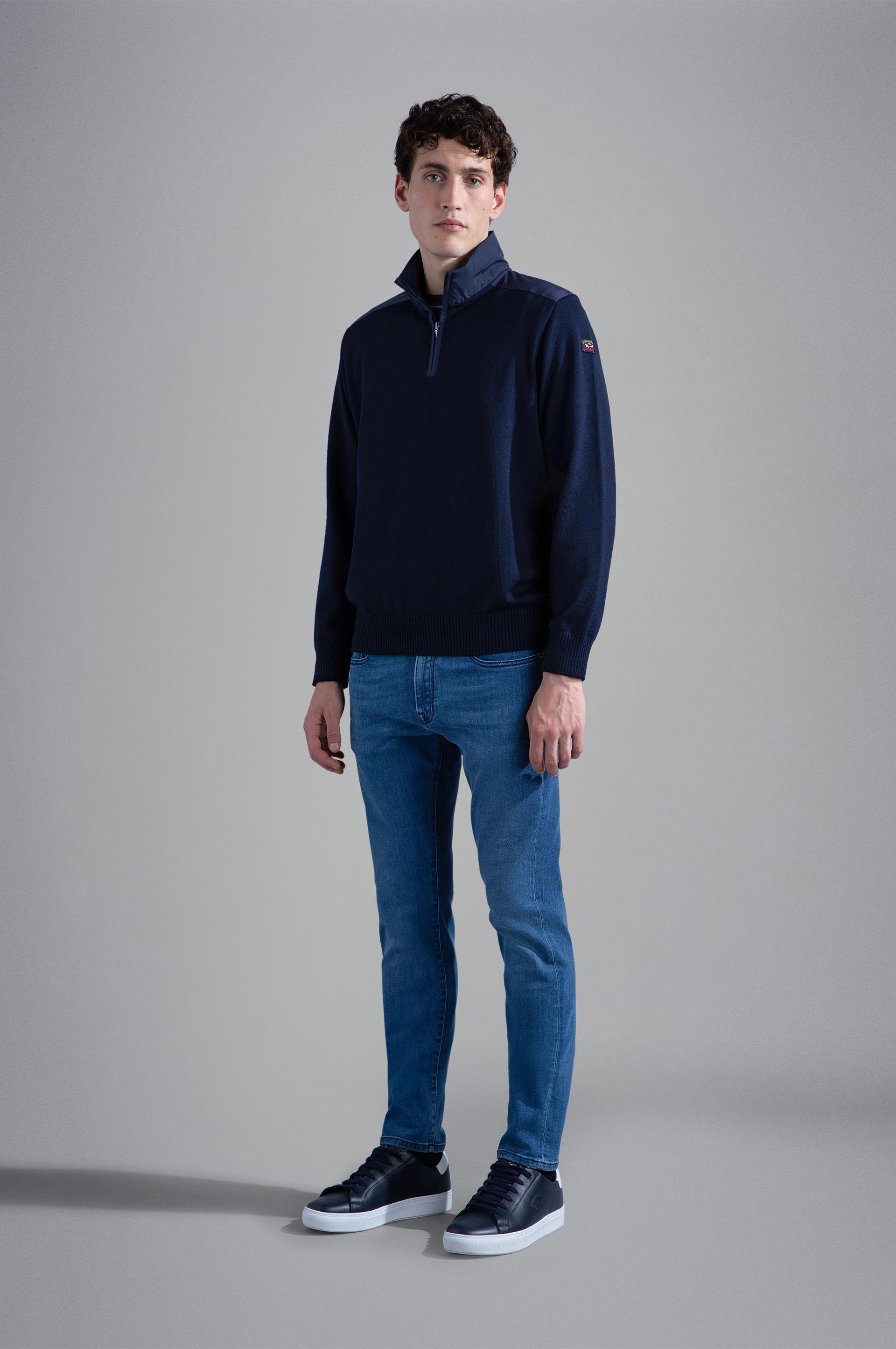 Paul Shark Paul Shark Erkek Denim Kumaş  Normal Bel Düz Model Mavi1 Jeans 13314120-001