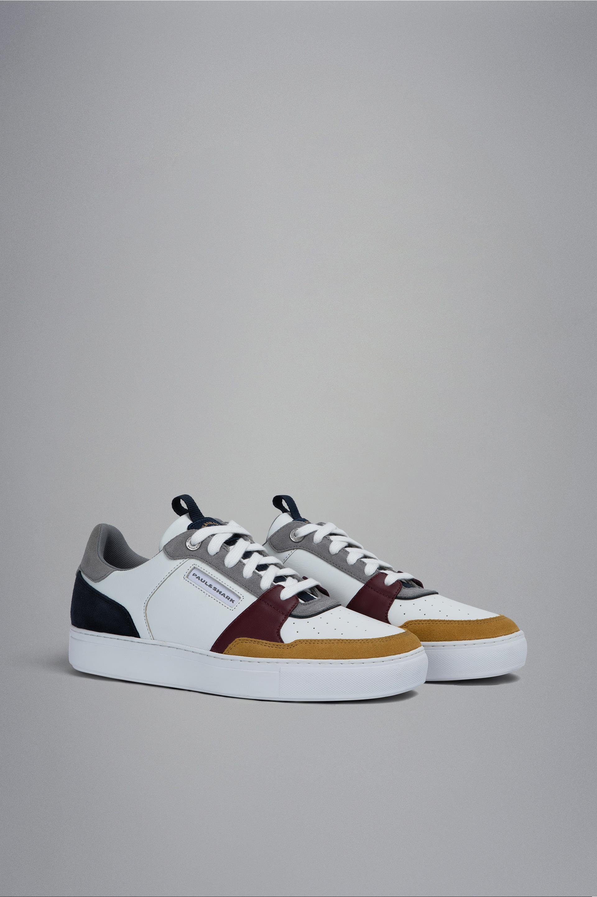 Paul Shark Paul Shark Erkek Deri Rahat Taban Günlük Kullanım Beyaz Sneaker 13318005-010