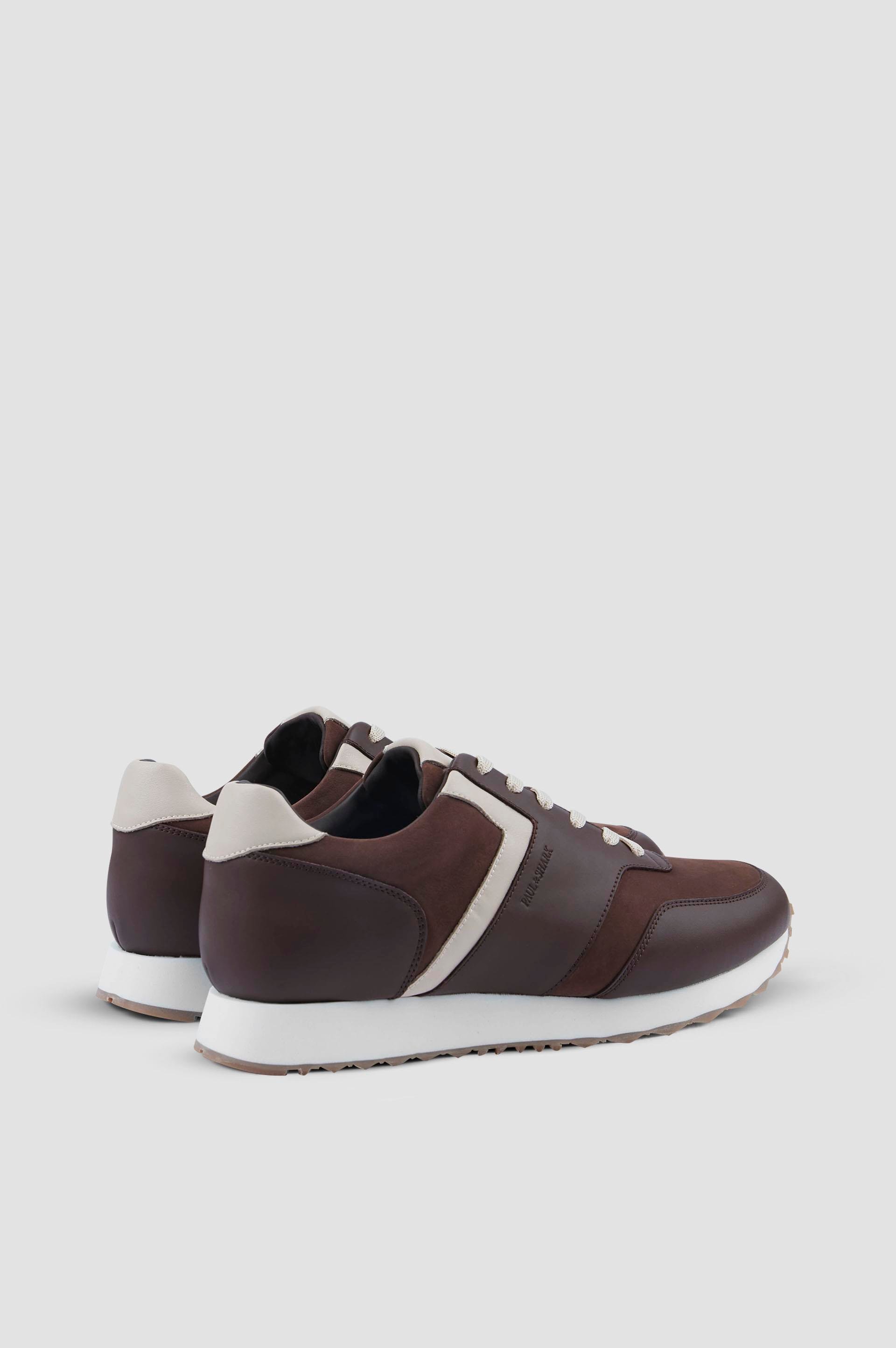 Paul Shark Paul Shark Erkek Deri ve Süet Kahverengi Ayakkabı 25418015-494