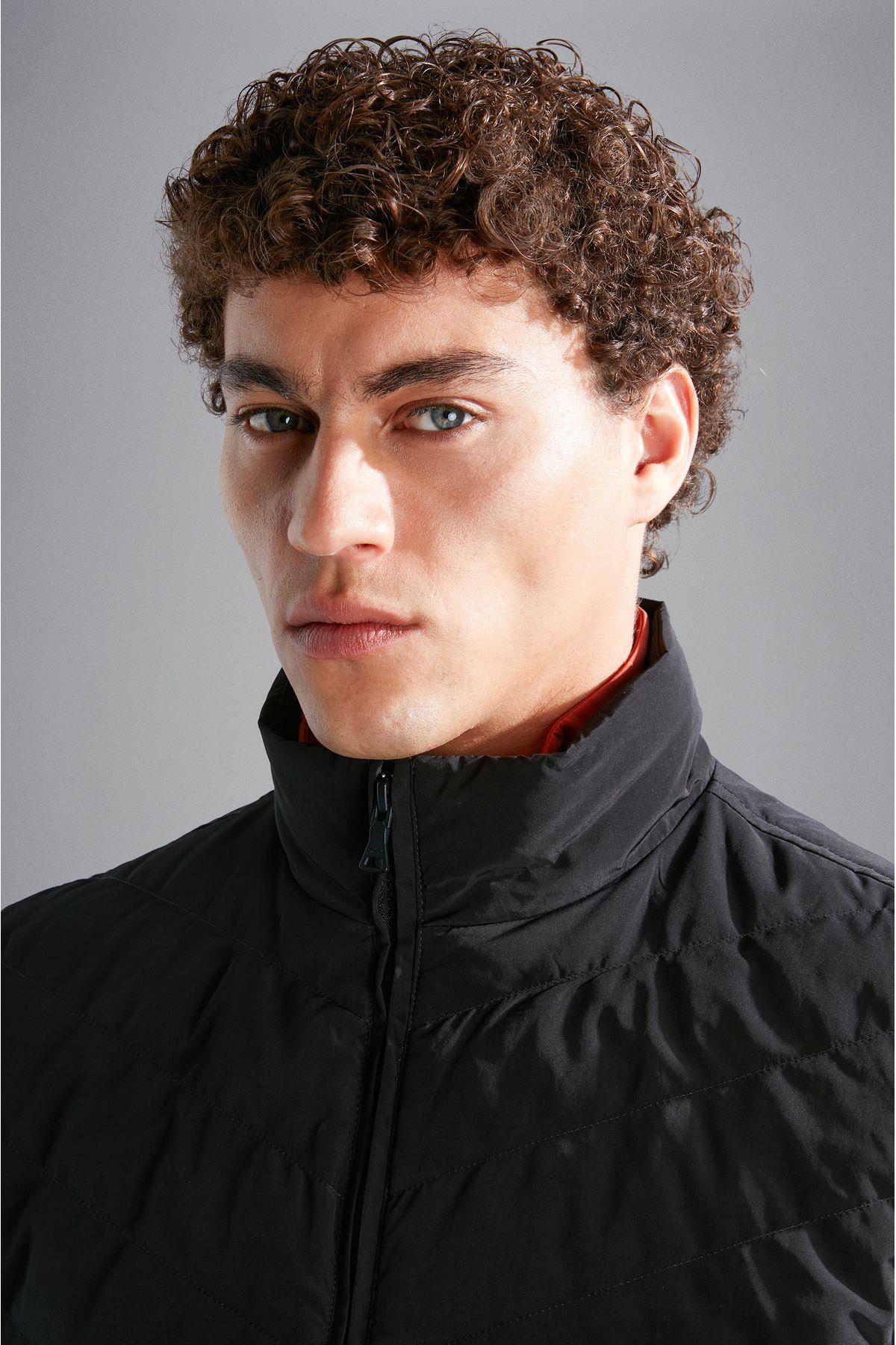 Paul Shark Paul Shark Erkek Düz Model Kolsuz Fermuar Kapamalı Siyah Yelek 14312642-011