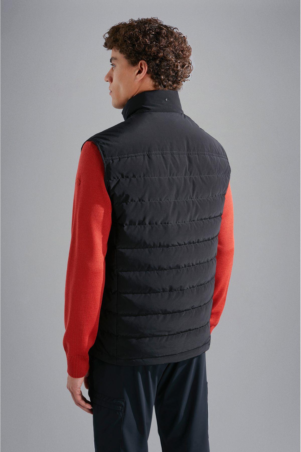 Paul Shark Paul Shark Erkek Düz Model Kolsuz Fermuar Kapamalı Siyah Yelek 14312642-011