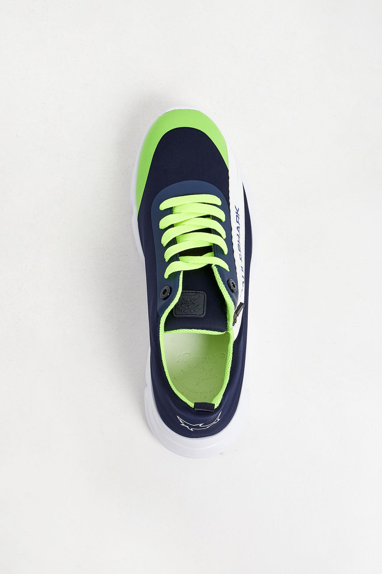 Paul Shark Paul Shark Erkek Günlük kullanım Düz ve Kısa Topuklu Lacivert Sneaker 22418000-013