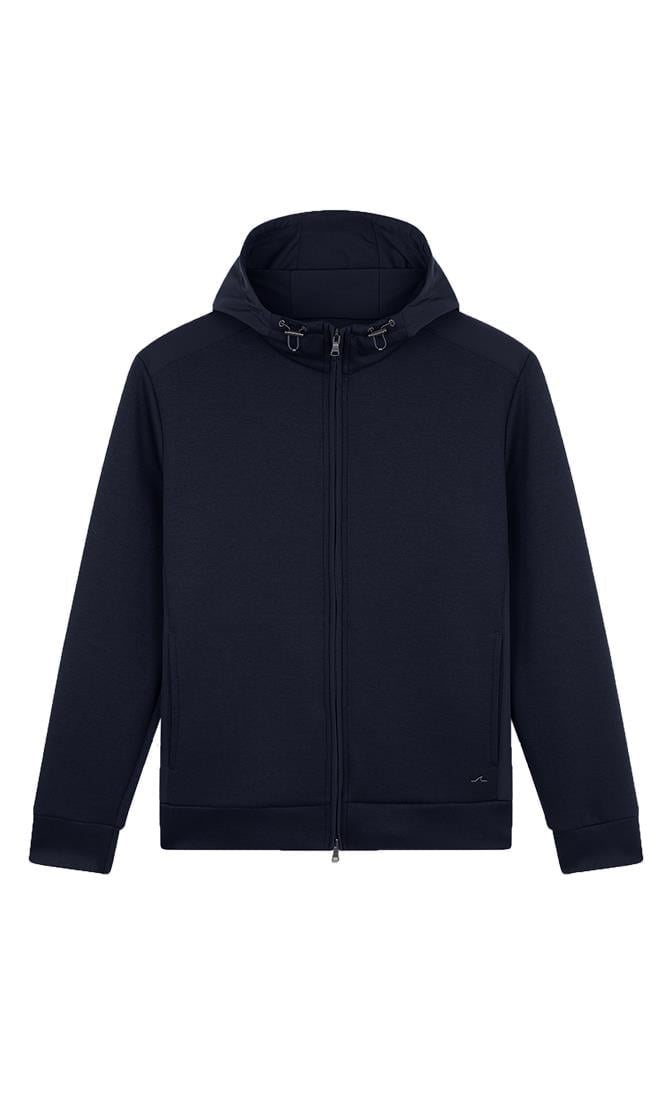 Paul Shark Paul Shark Erkek Kapşonlu Yaka Fermuarlı Uzun Kollu Lacivert Sweatshirt 14311867-050