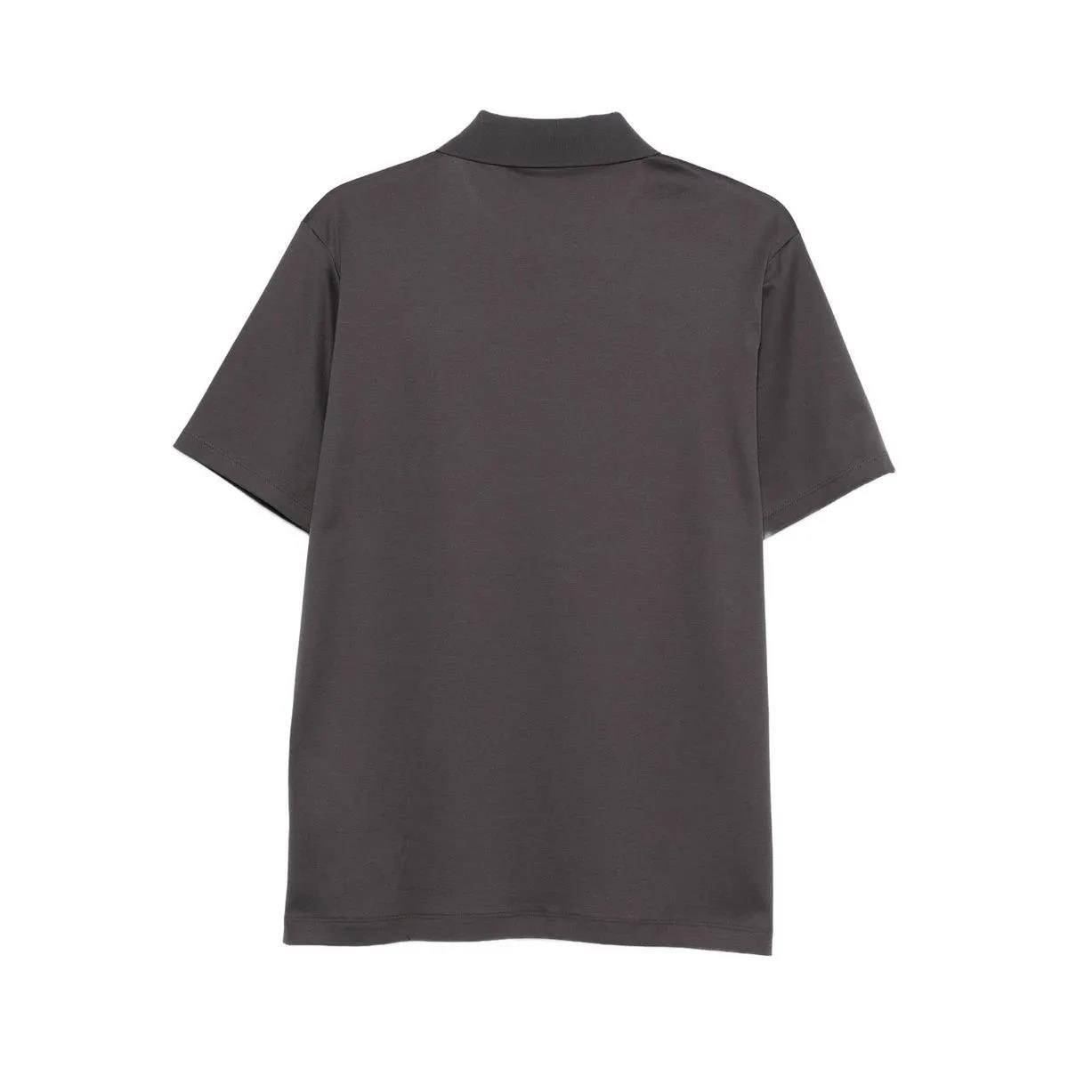 Paul Shark Paul Shark Erkek Kısa Kollu Polo Yaka Düğme Kapamalı Kahverengi Polo Yaka T-Shirt 15311726-94D