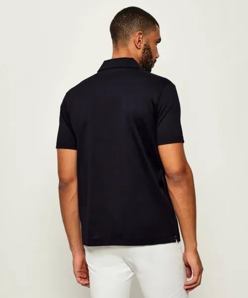 Paul Shark Paul Shark Erkek Kısa Kollu Polo Yaka Düğme Kapamalı Lacivert-Gümüş Polo Yaka T-Shirt 15311726-50F