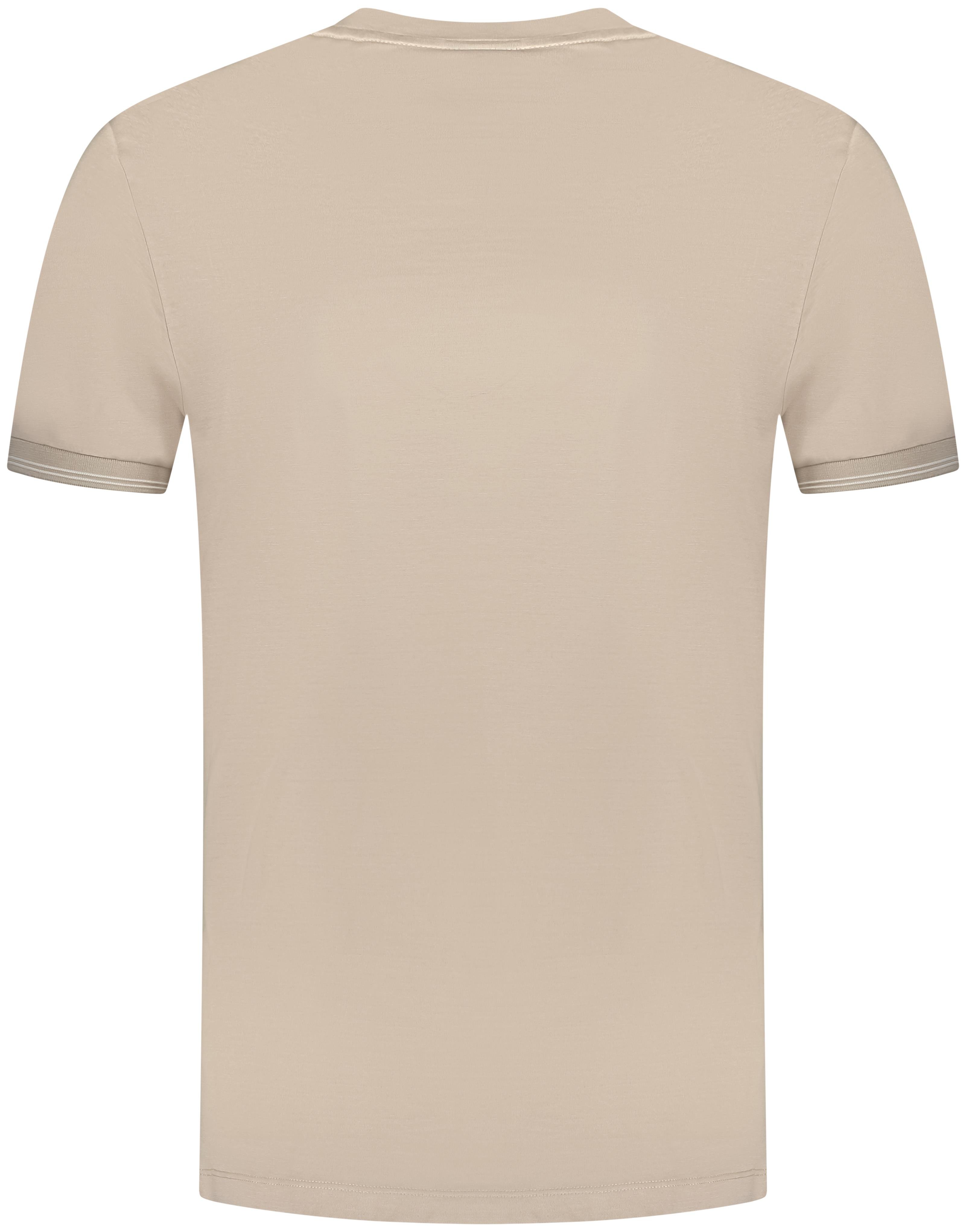 Paul Shark Paul Shark Erkek Marka Logolu Pamuklu Normal Kalıp Günlük Bej T-Shirt 24411015-029