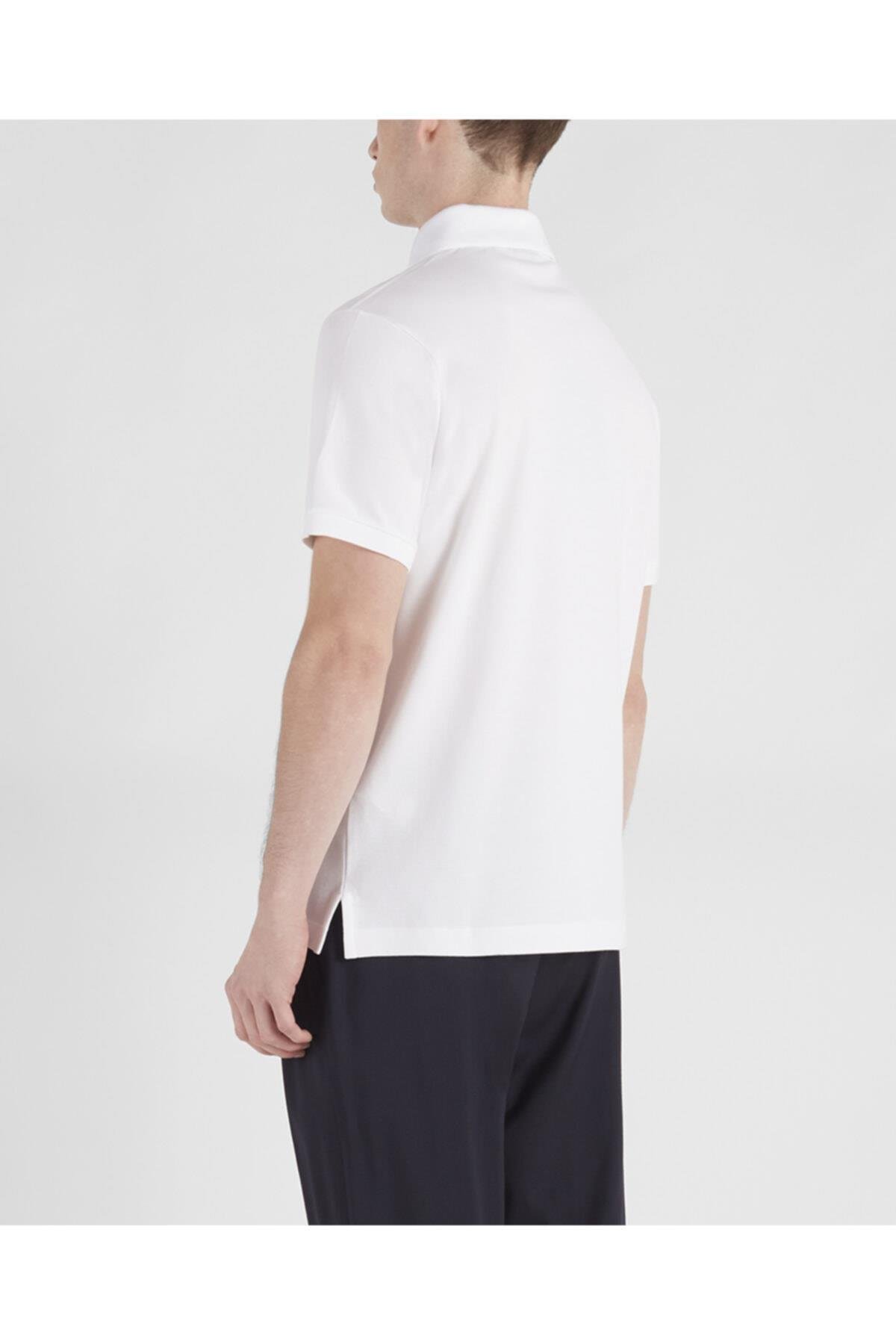 Paul Shark Paul Shark Erkek Marka Logolu Polo Yakalı Organik Pamuklu 010 Polo Yaka T-Shirt 21411264-010