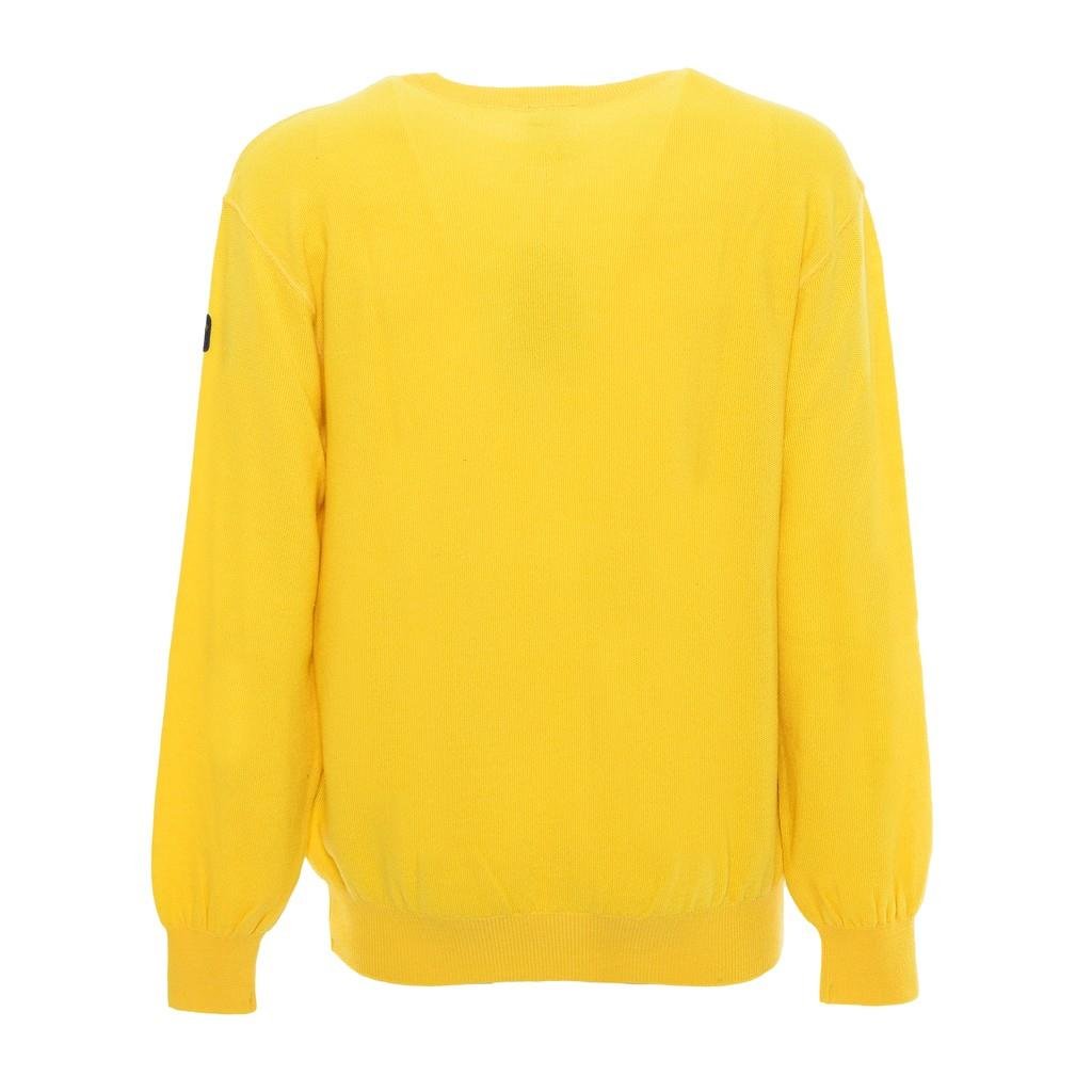 Paul Shark Paul Shark Erkek Marka Logo Detaylı Regular Fit Uzun Kollu Sarı Kazak P20P1513-358
