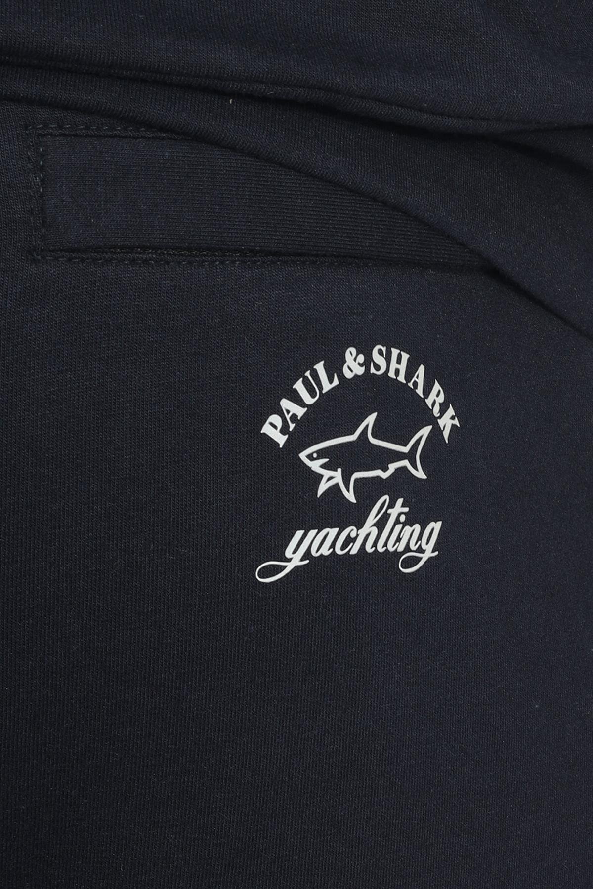 Paul Shark Paul Shark Erkek Marka Logolu Fermuarlı Rahat Kesim Lacivert Spor Eşofman Takımı 14311500-013