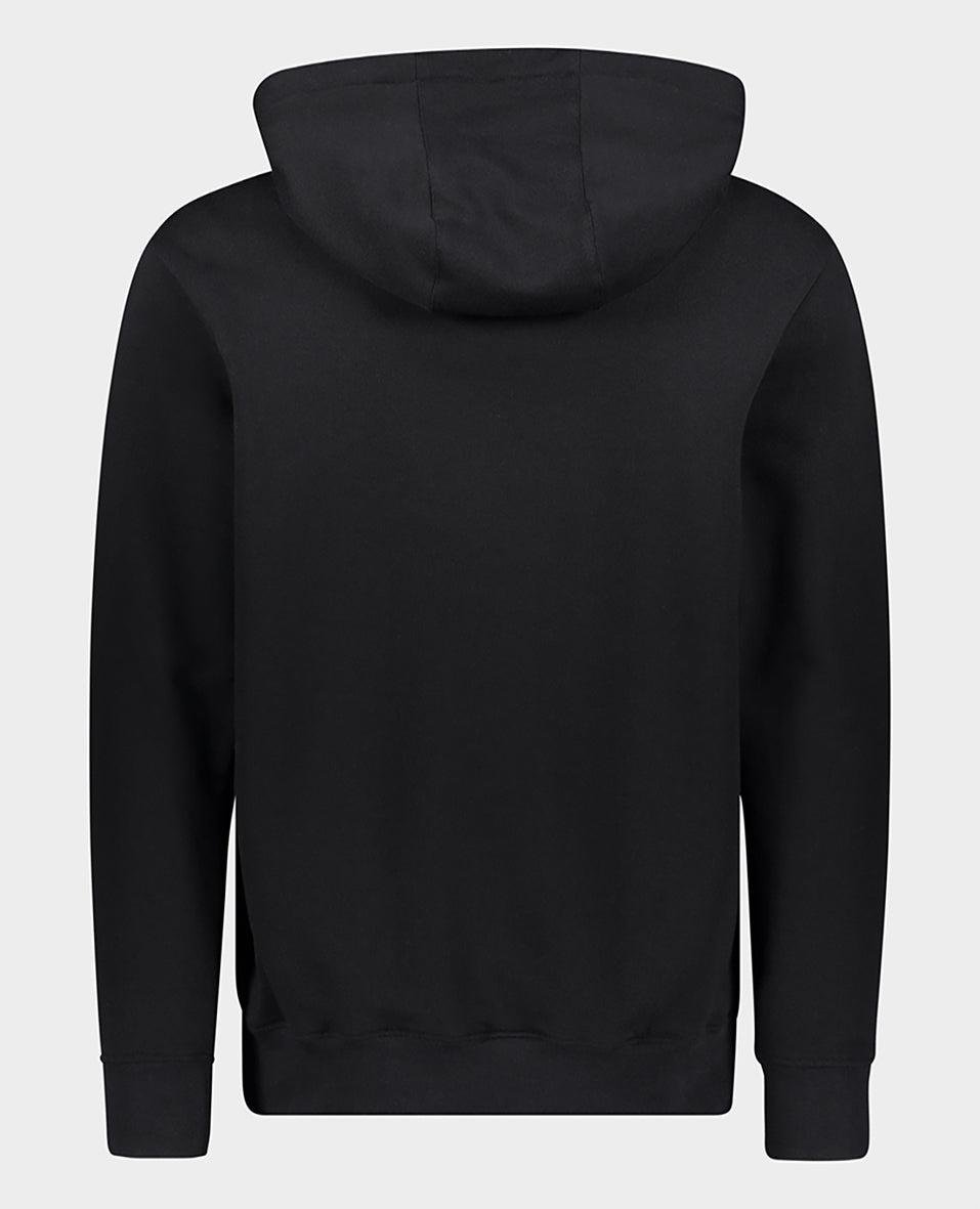 Paul Shark Paul Shark Erkek Marka Logo Detaylı Kapşonlu İpli Siyah Sweatshirt 12311832-011