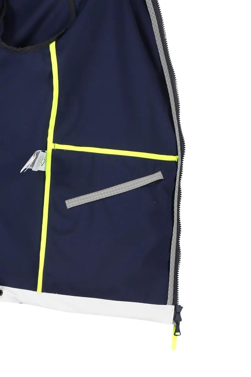 Paul Shark Paul Shark Erkek Marka Logo Detaylı Regular Fit Uzun Kollu Beyaz Ceket 23412151-010