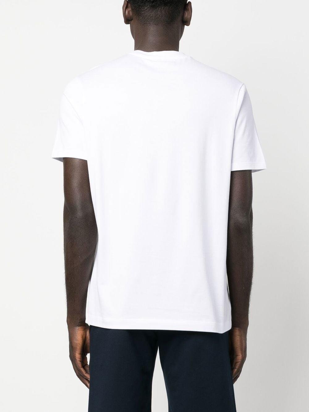 Paul Shark Paul Shark Erkek Marka Logo Detaylı Regular Fit Kısa Kollu Beyaz T-Shirt 23411015-010