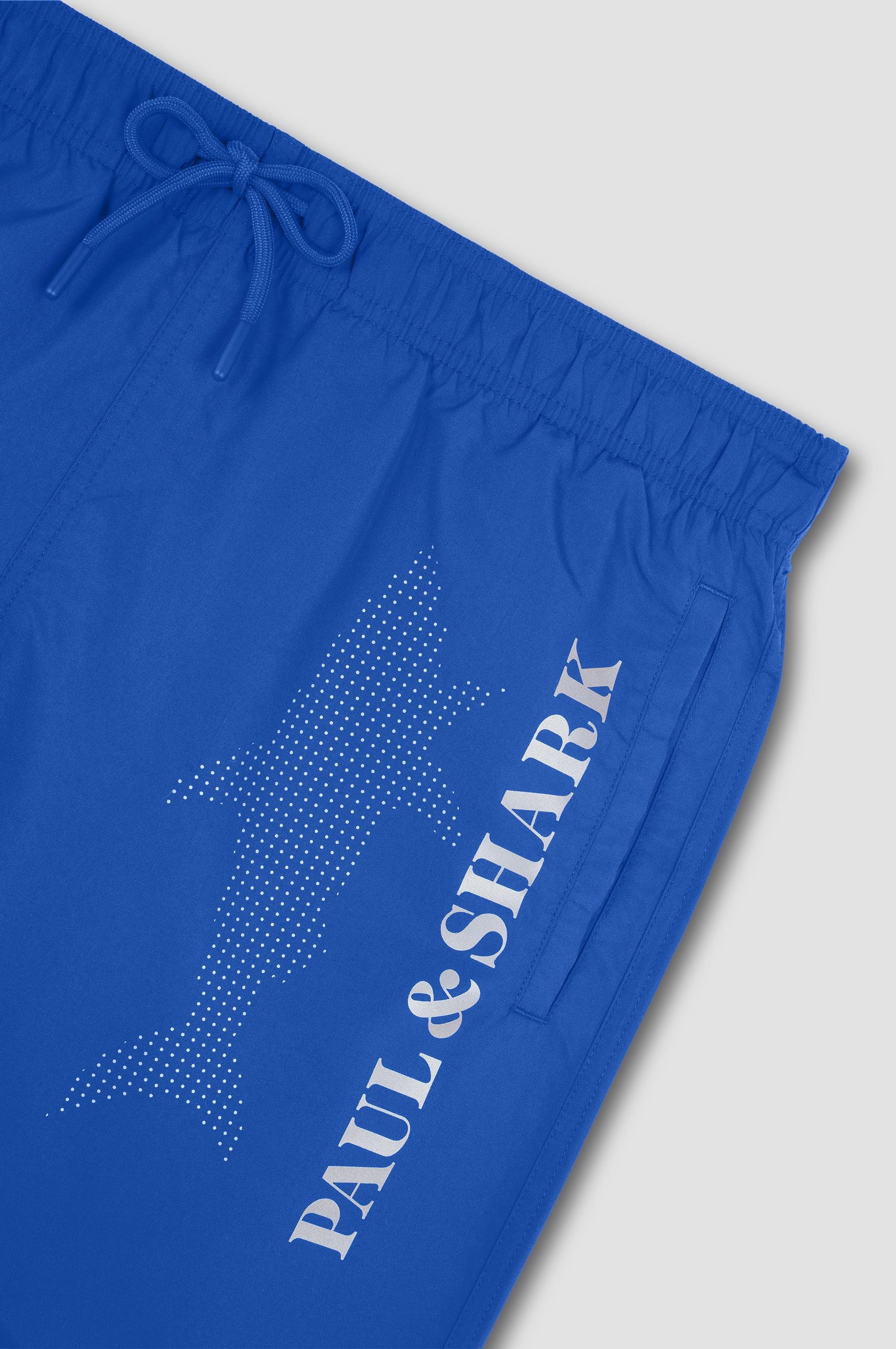 Paul Shark Paul Shark Erkek Normal Kesim Cepli Shark Logolu Mavi Deniz Şortu 25415060-285