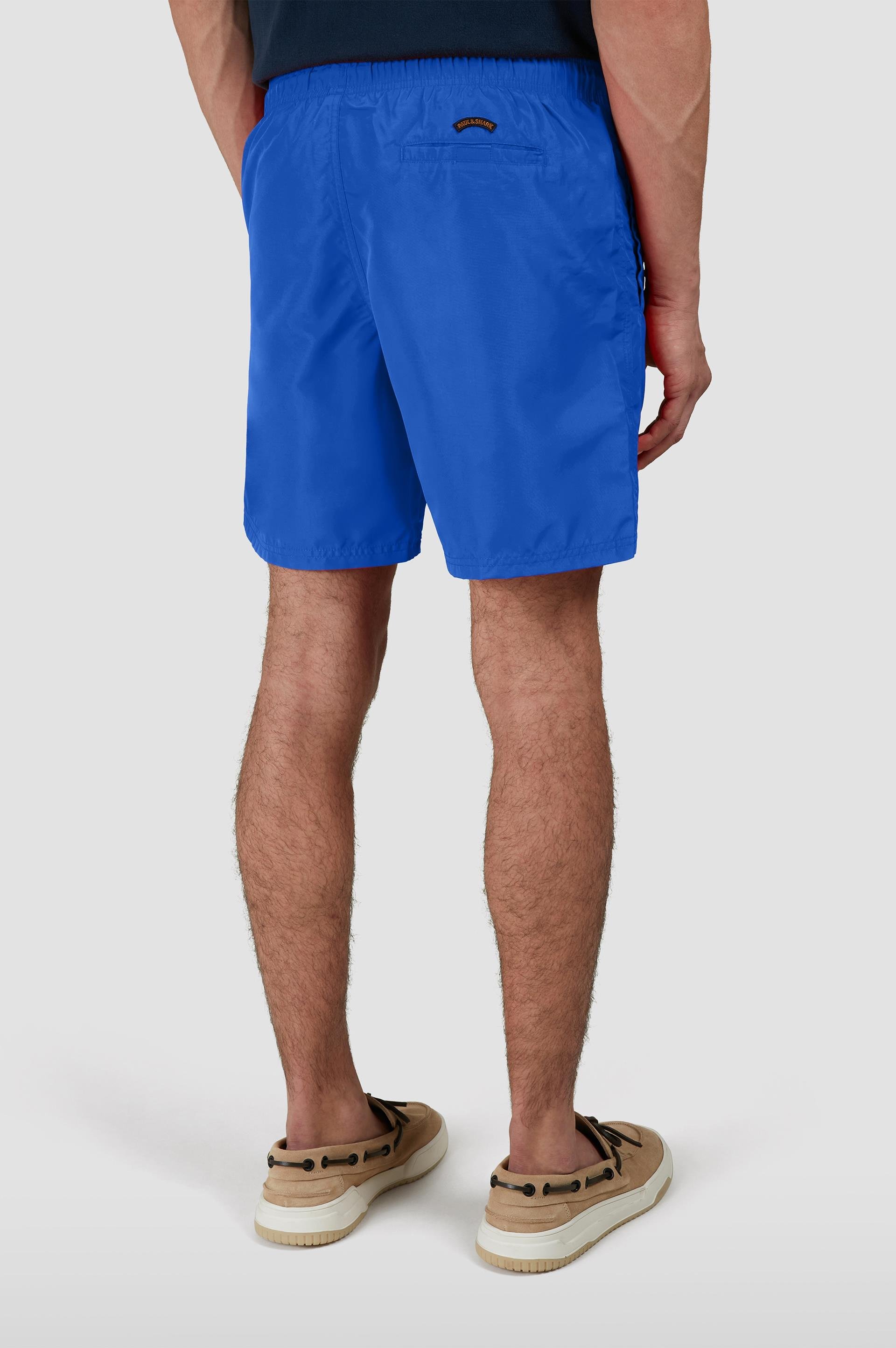 Paul Shark Paul Shark Erkek Normal Kesim Cepli Shark Logolu Mavi Deniz Şortu 25415060-285