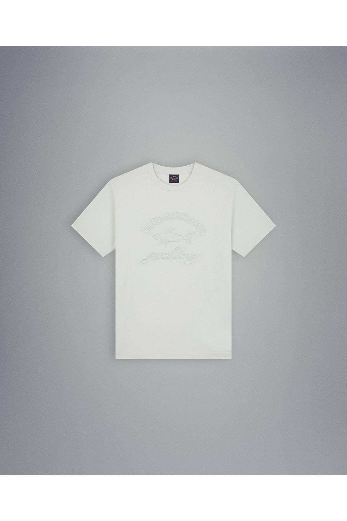 Paul Shark Paul Shark Erkek Pamuklu Bisiklet Yaka Kısa Kollu Yeşil T-Shirt 23411196-198