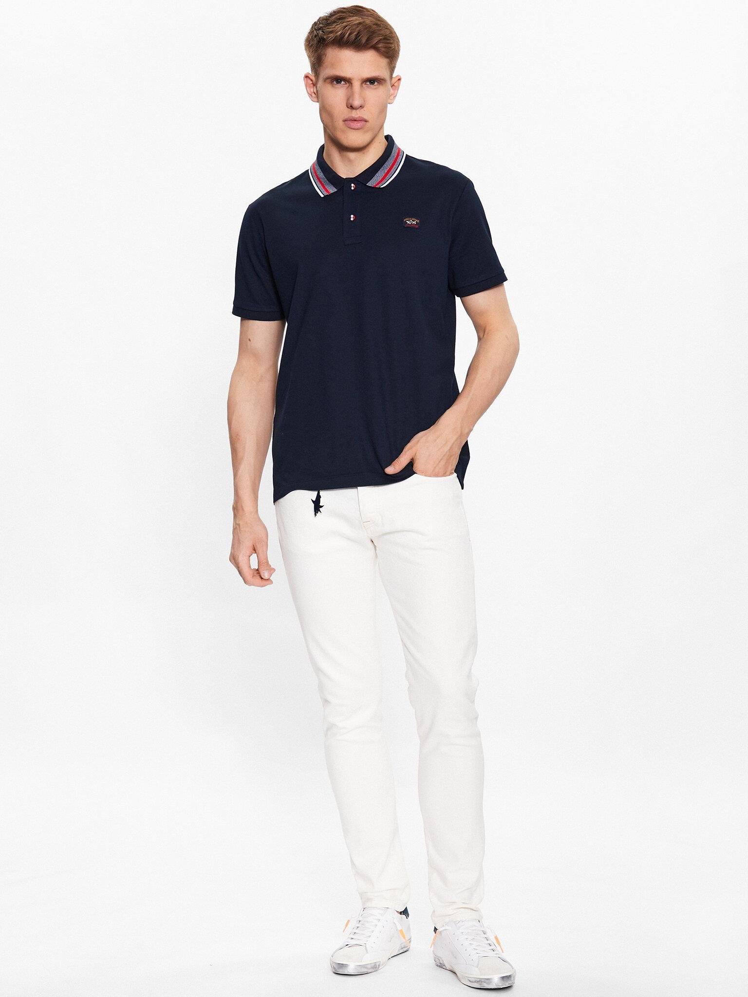 Paul Shark Paul Shark Erkek Pamuklu Marka  Logolu Beyaz Jeans 23414102-010