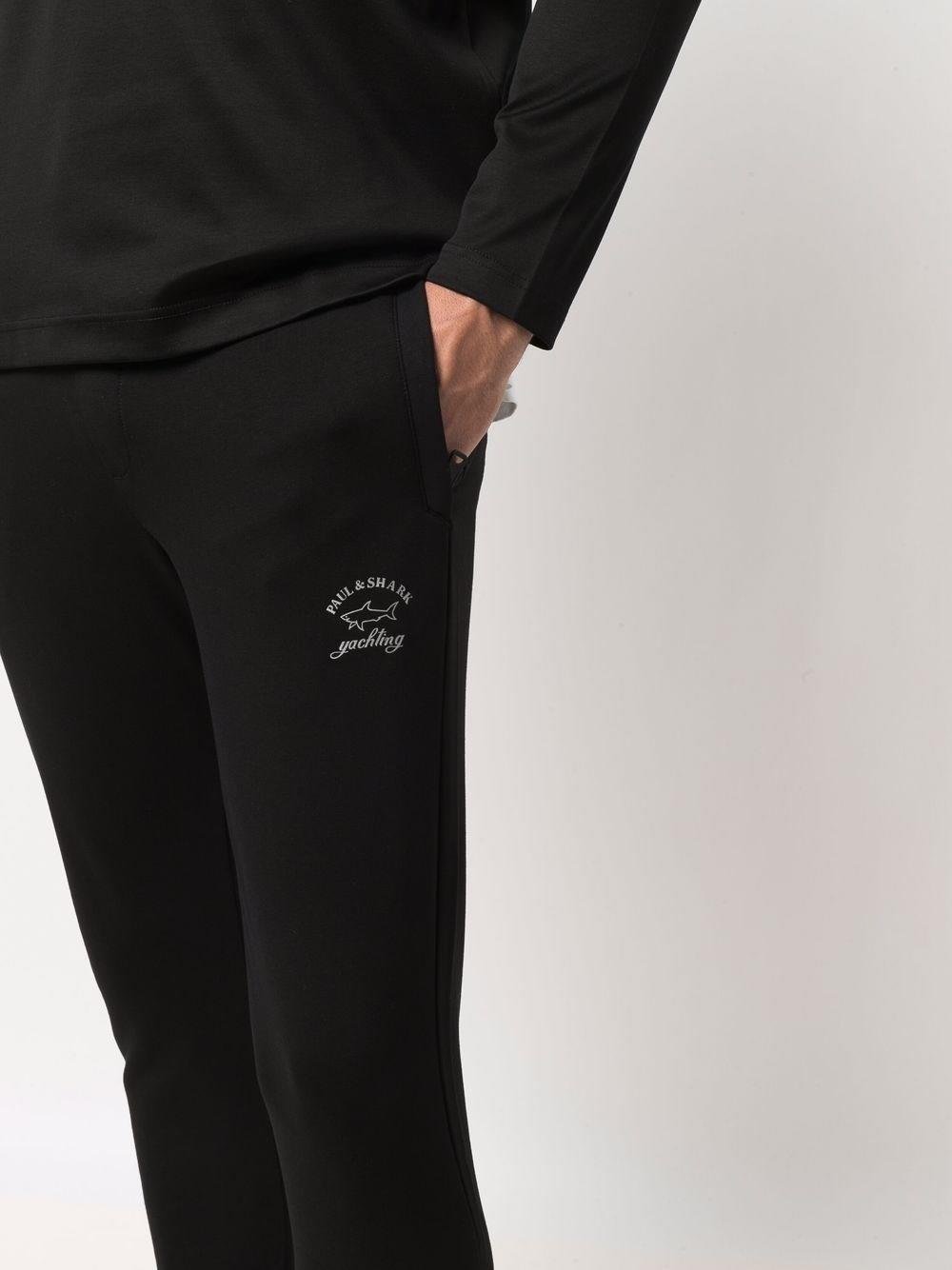 Paul Shark Paul Shark Erkek Pamuklu Regular Fit Düz Siyah Eşofman Altı 11311814-011