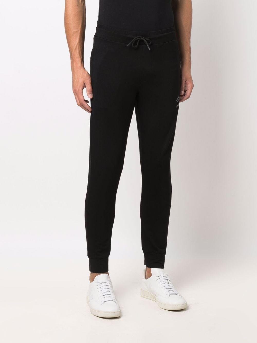 Paul Shark Paul Shark Erkek Pamuklu Regular Fit Düz Siyah Eşofman Altı 11311814-011