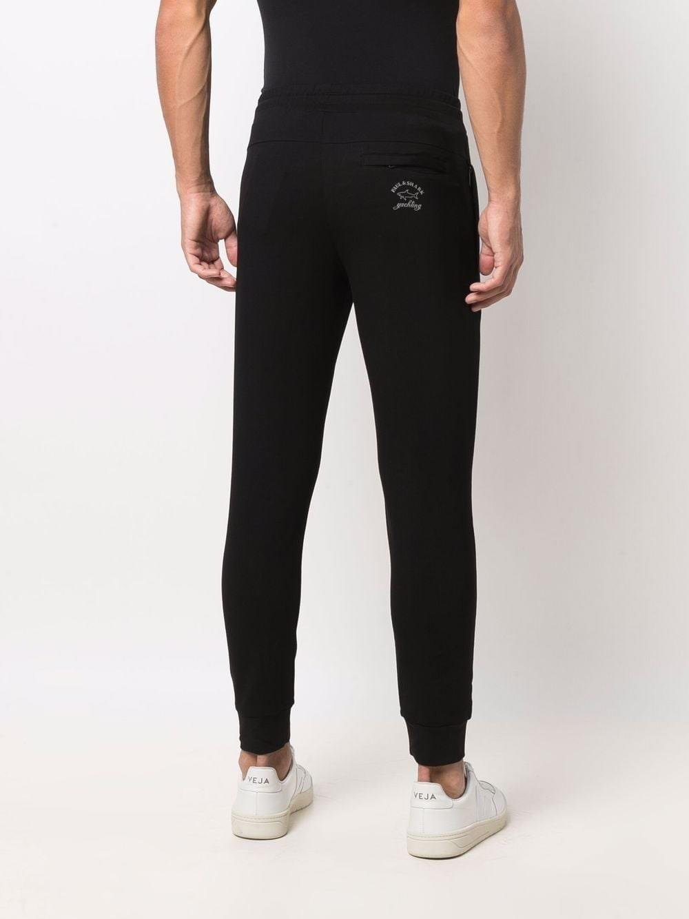 Paul Shark Paul Shark Erkek Pamuklu Regular Fit Düz Siyah Eşofman Altı 11311814-011