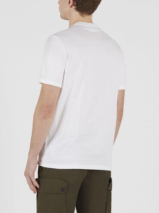 Paul Shark Paul Shark Erkek Pamuklu Regular Fit Düz Kısa Kollu Beyaz T-Shirt 21411017-010