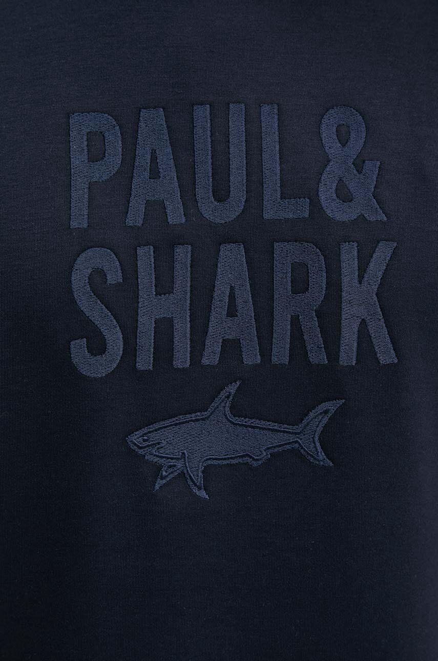 Paul Shark Paul Shark Erkek Pamuklu Uzun Kol Dokuma Günlük Kullanım Lacivert Sweatshirt 14311890-050