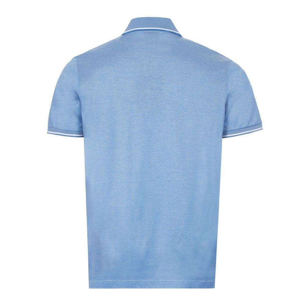 Paul Shark Paul Shark Erkek Polo Yaka Düğme Kapamalı Kısa Kollu Mavi Polo Yaka T-Shirt 21411218-209