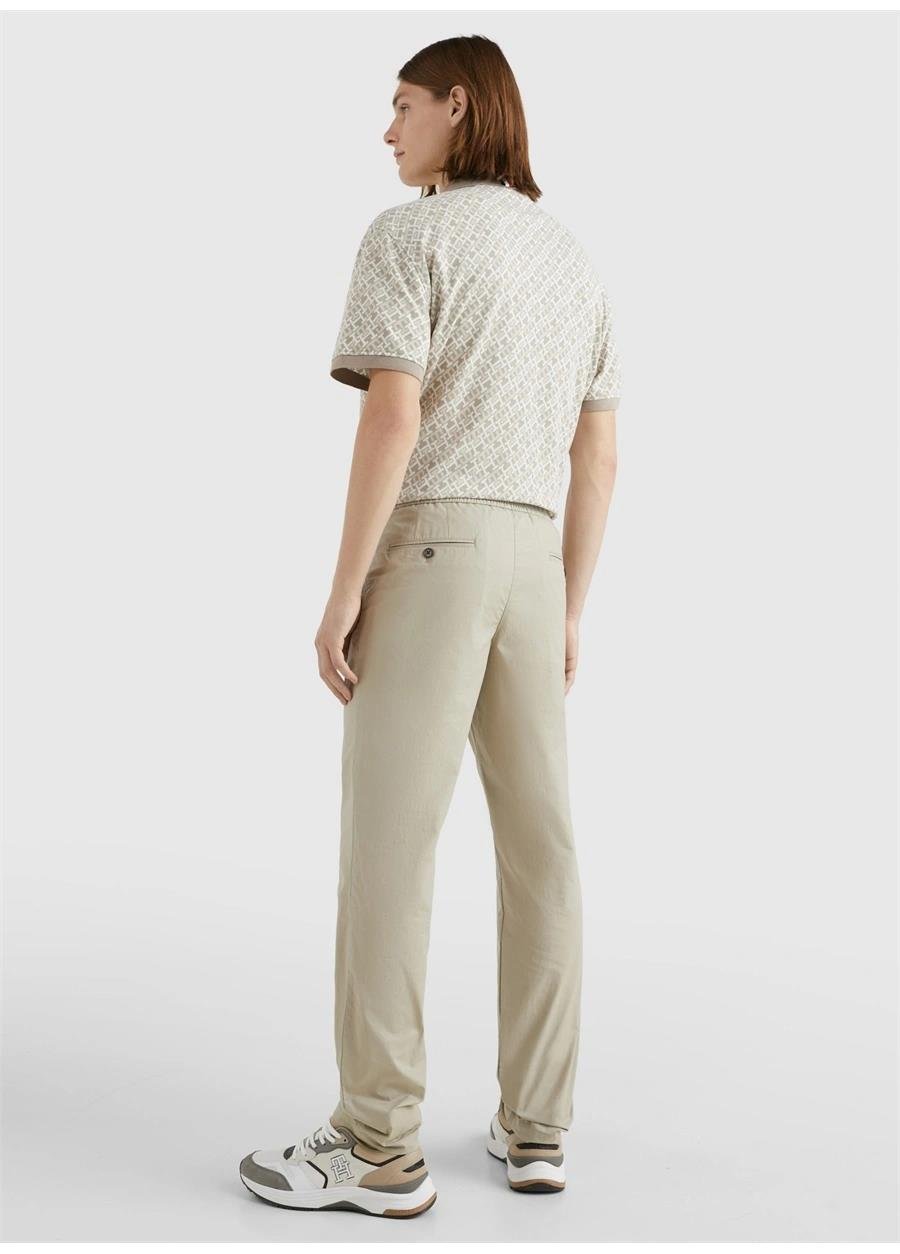 Tommy Hilfiger Tommy Hilfiger Erkek Dokuma Geniş Kalıp Günlük Taş Pantolon MW0MW31150-AEP