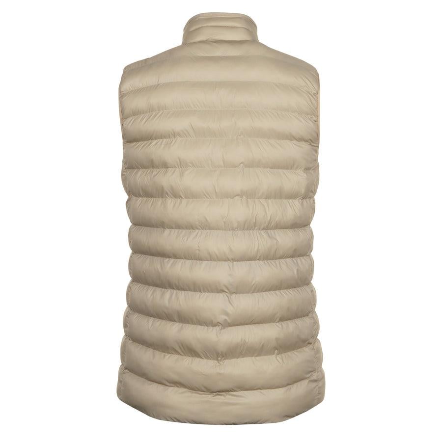 TOMMY HILFIGER Tommy Hilfiger Erkek Kapitoneli Regular Fit Fermuarlı Bej Yelek MW0MW37677-RBT