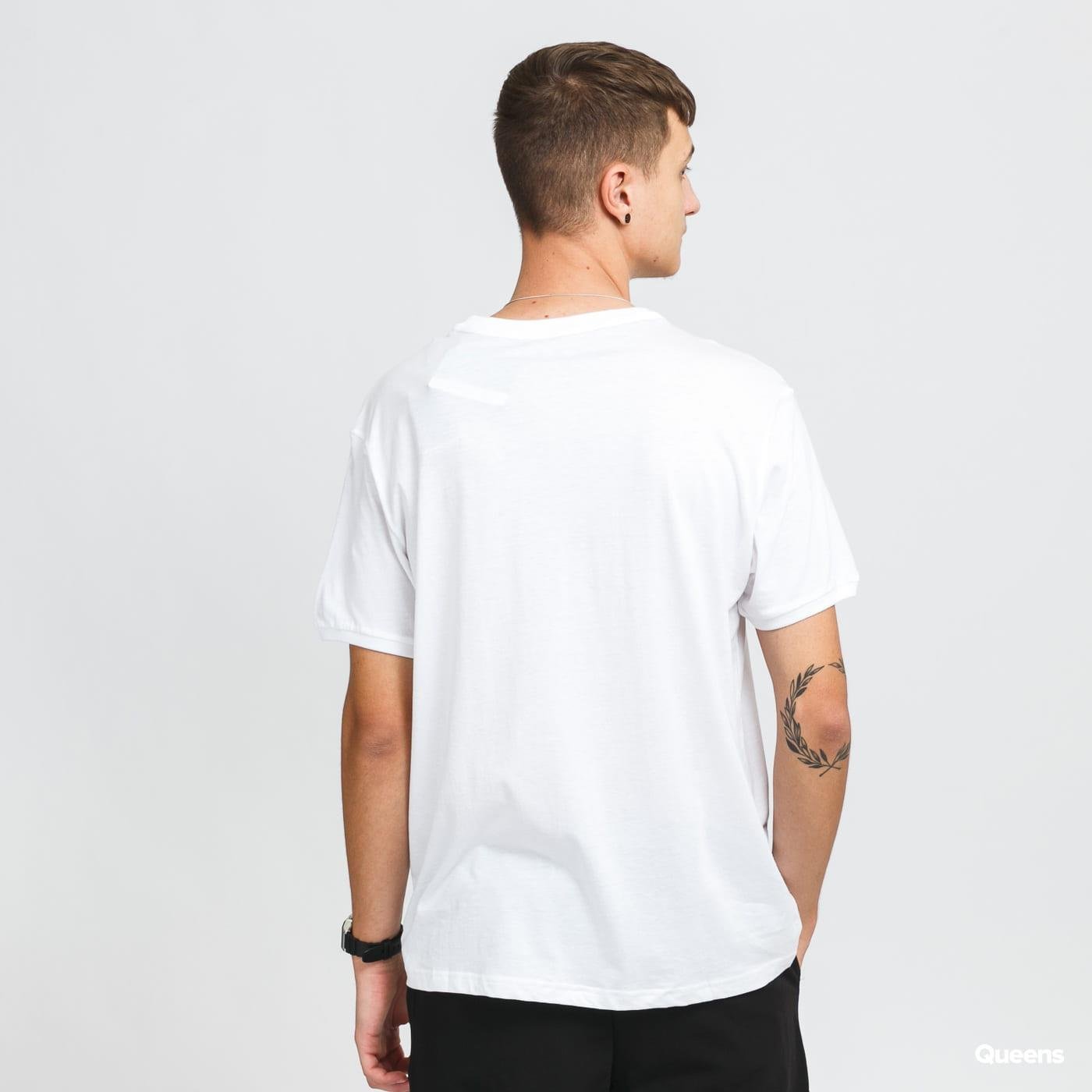 Tommy Hilfiger Tommy Hilfiger Erkek Kısa Kollu Yuvarlak Yaka Logolu Beyaz T-Shirt UM0UM01915-YBR