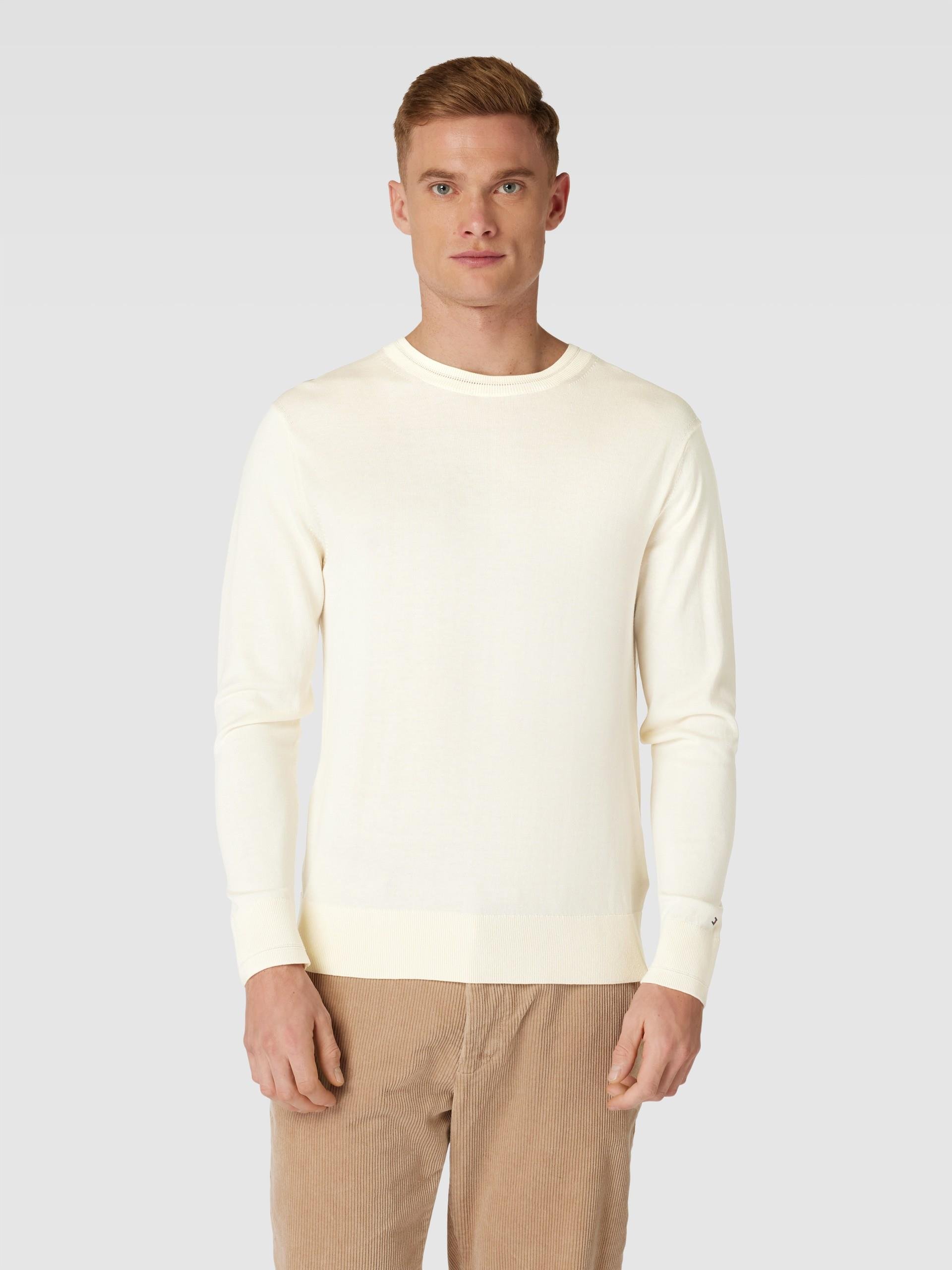 Tommy Hilfiger Tommy Hilfiger Erkek Marka Logo Detaylı Regular Fit Uzun Kollu Bej Kazak MW0MW33524-AEF