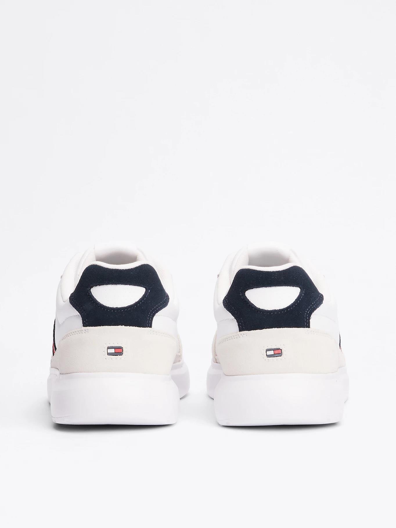 TOMMY HILFIGER Tommy Hilfiger Erkek Marka Logolu Bağcıklı Kaydırmaz Tabanlı Günlük Mavi Ayakkabı FM0FM04889-0K6