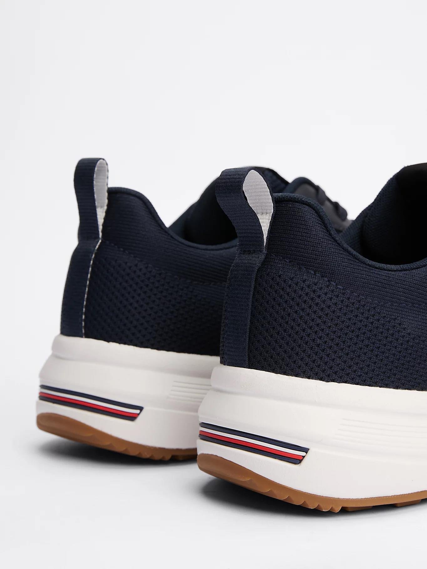 TOMMY HILFIGER Tommy Hilfiger Erkek Rahat Yüksek Taban Fileli Nefes Alabilen Hafif Lacivert Ayakkabı FM0FM05326-DW5