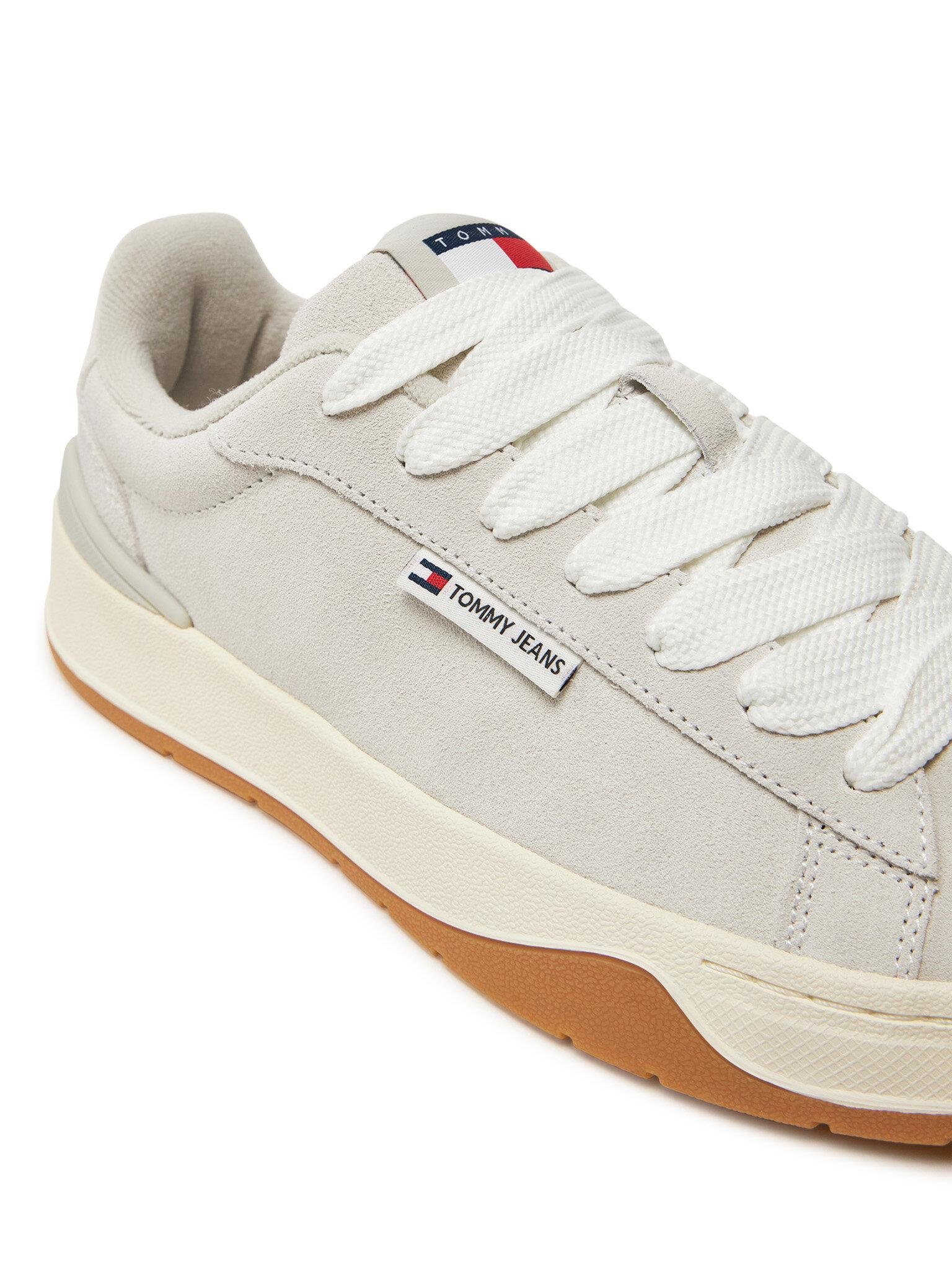 TOMMY HILFIGER Tommy Hilfiger Kadın Yüksek Rahat Taban Süet Gri Ayakkabı EN0EN02677-P06