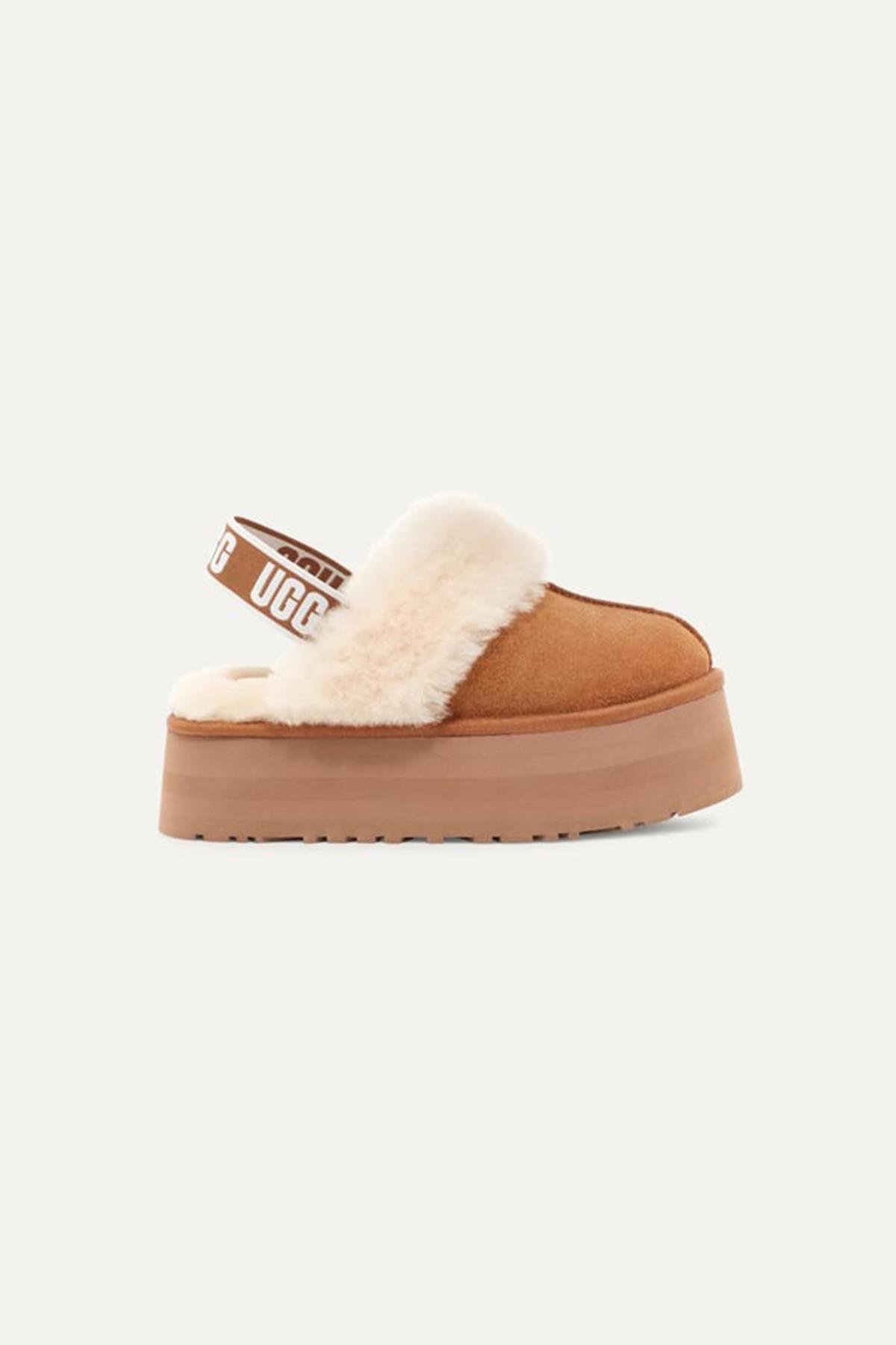 UGG UGG Kadın Deri Rahat Taban Günlük Kullanım Taba Terlik 1113474-TABA