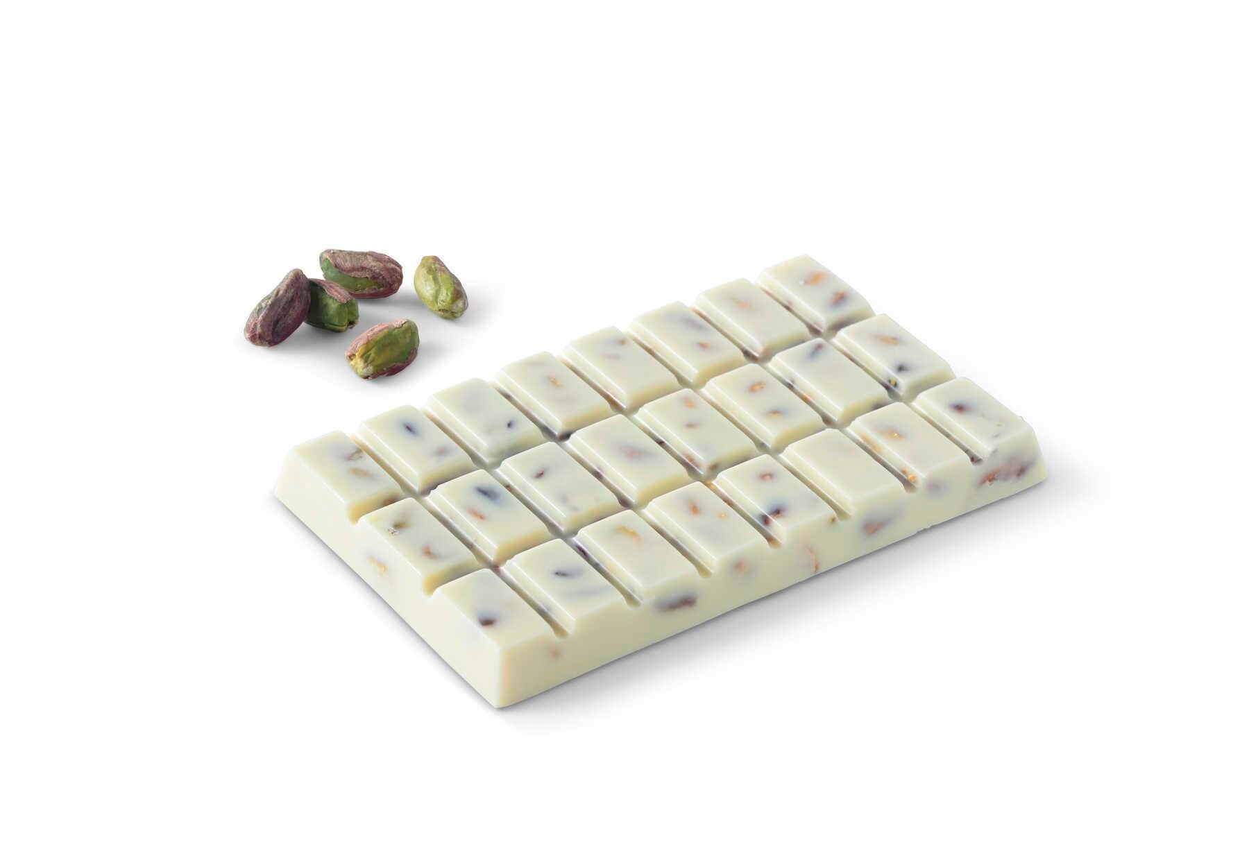 Fıstıklı Beyaz Tablet Çikolata - 95 gr.