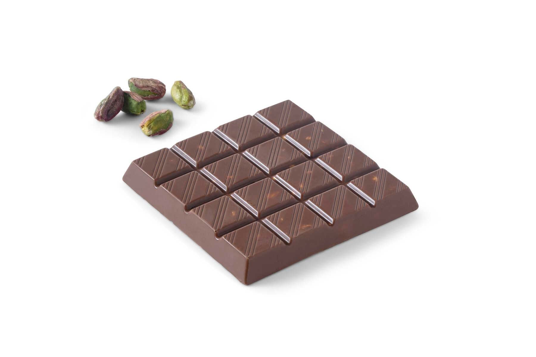 Fıstıklı Sütlü Tablet Çikolata - 75 gr.