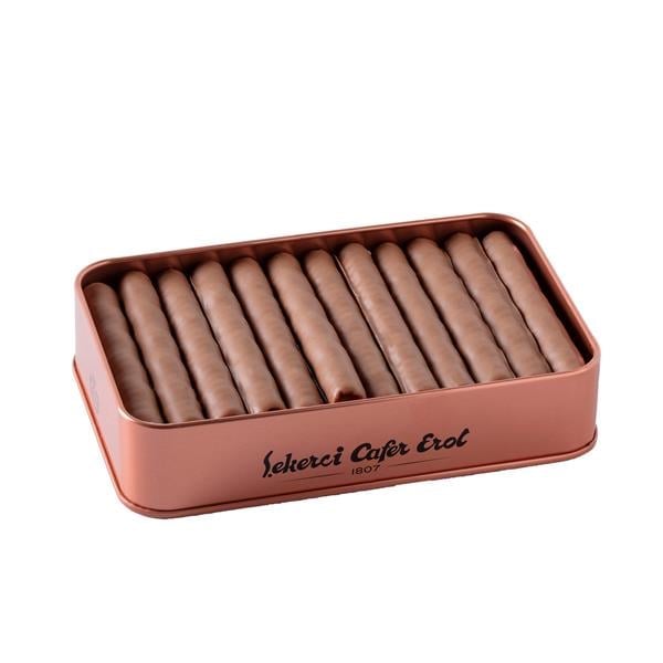 Şekerci Cafer ErolCrêpe Chocolate - Bronze Tin Box