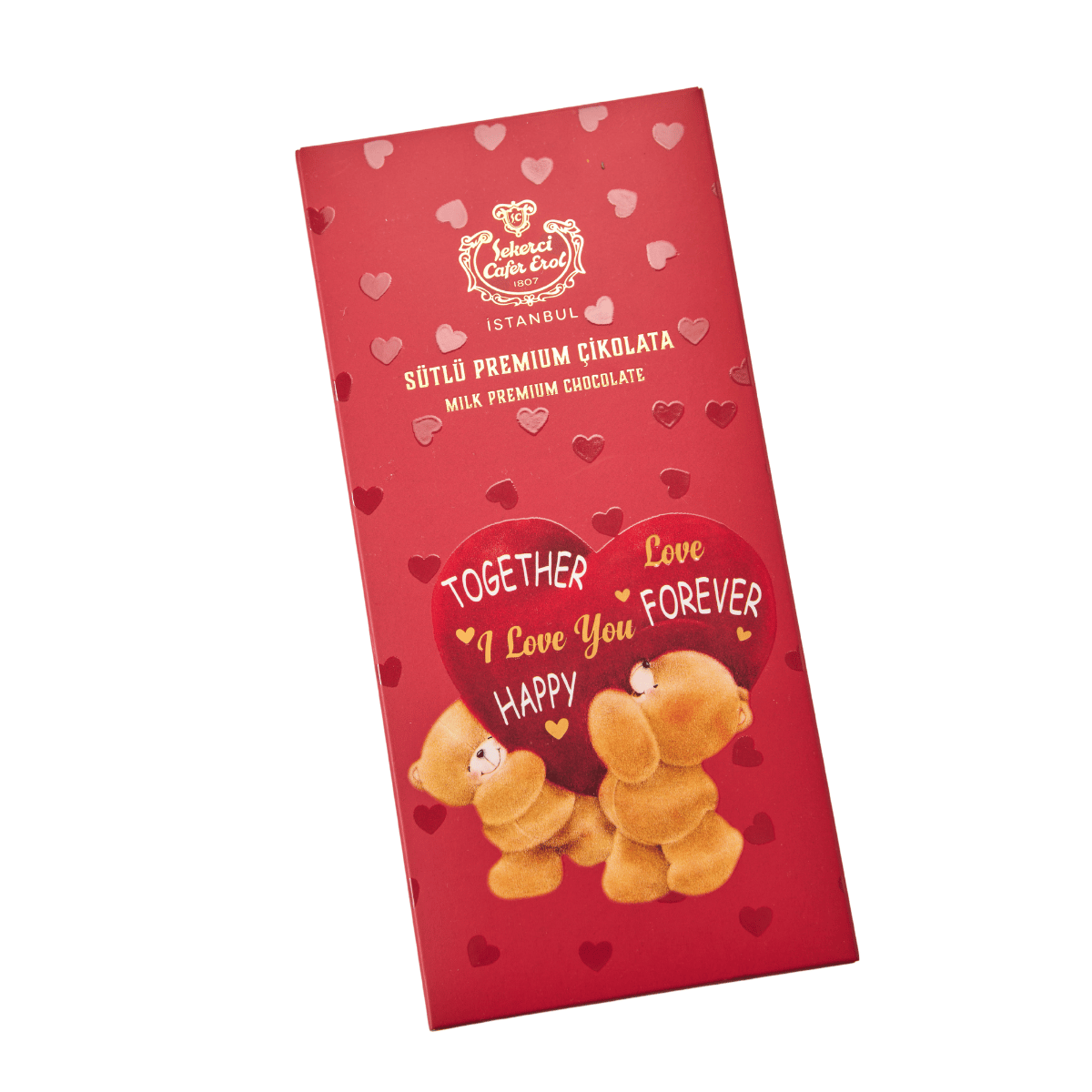 Şekerci Cafer ErolSevgililer Günü Özel Tablet Çikolata - Premium 100 gr No:1