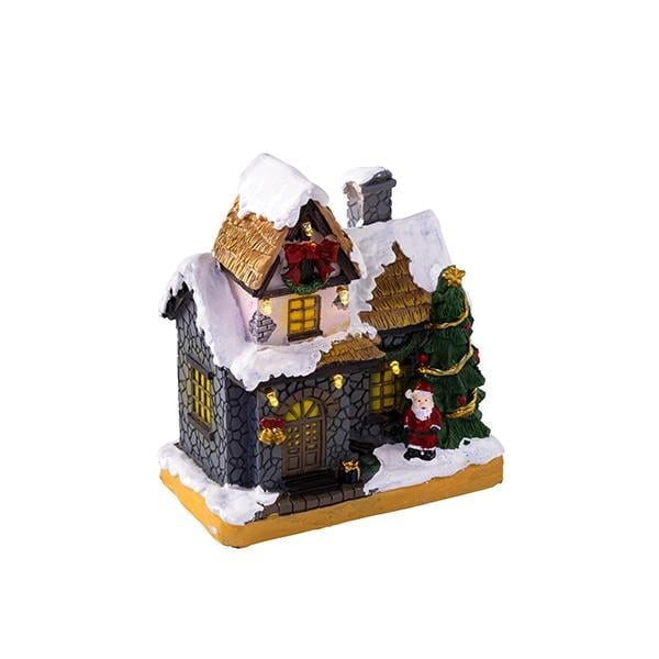 Şekerci Cafer ErolYılbaşı Aksesuarı - Işıklı Noel Temalı Ev 210345