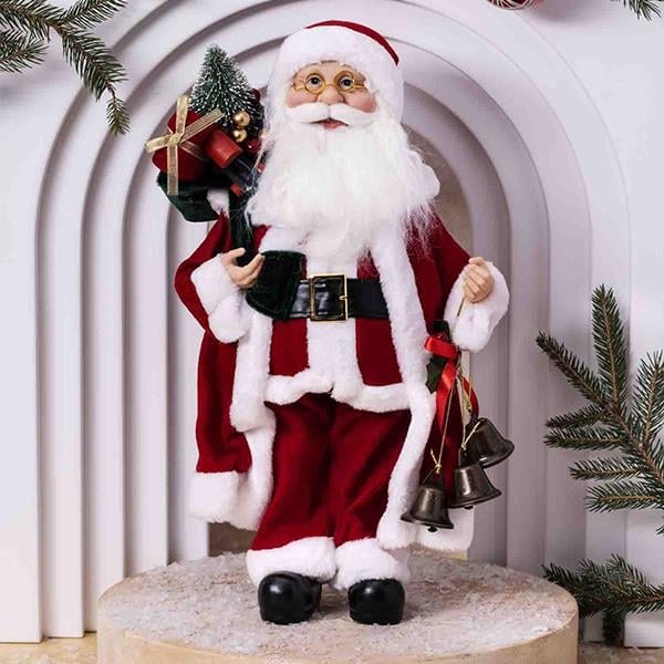 Şekerci Cafer ErolYılbaşı Aksesuarı Noel Baba Çanlar 40 cm 519844