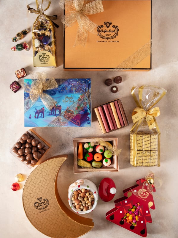 Şekerci Cafer ErolYılbaşı Özel Set - Büyük Kırmızı Kızak Exclusive