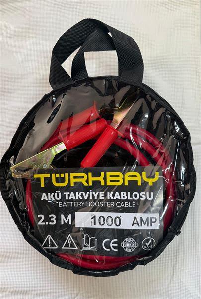 1000 AMPER AKÜ TAKVİYE KABLOSU 2,3MT SET