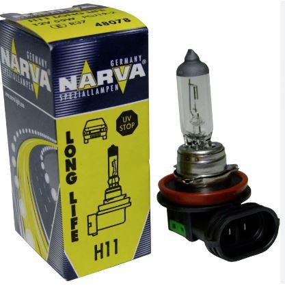 12V H11 AMPÜL 55W NORMAL IŞIK PLASTIK SOKETLİ E.N. 48078 64211